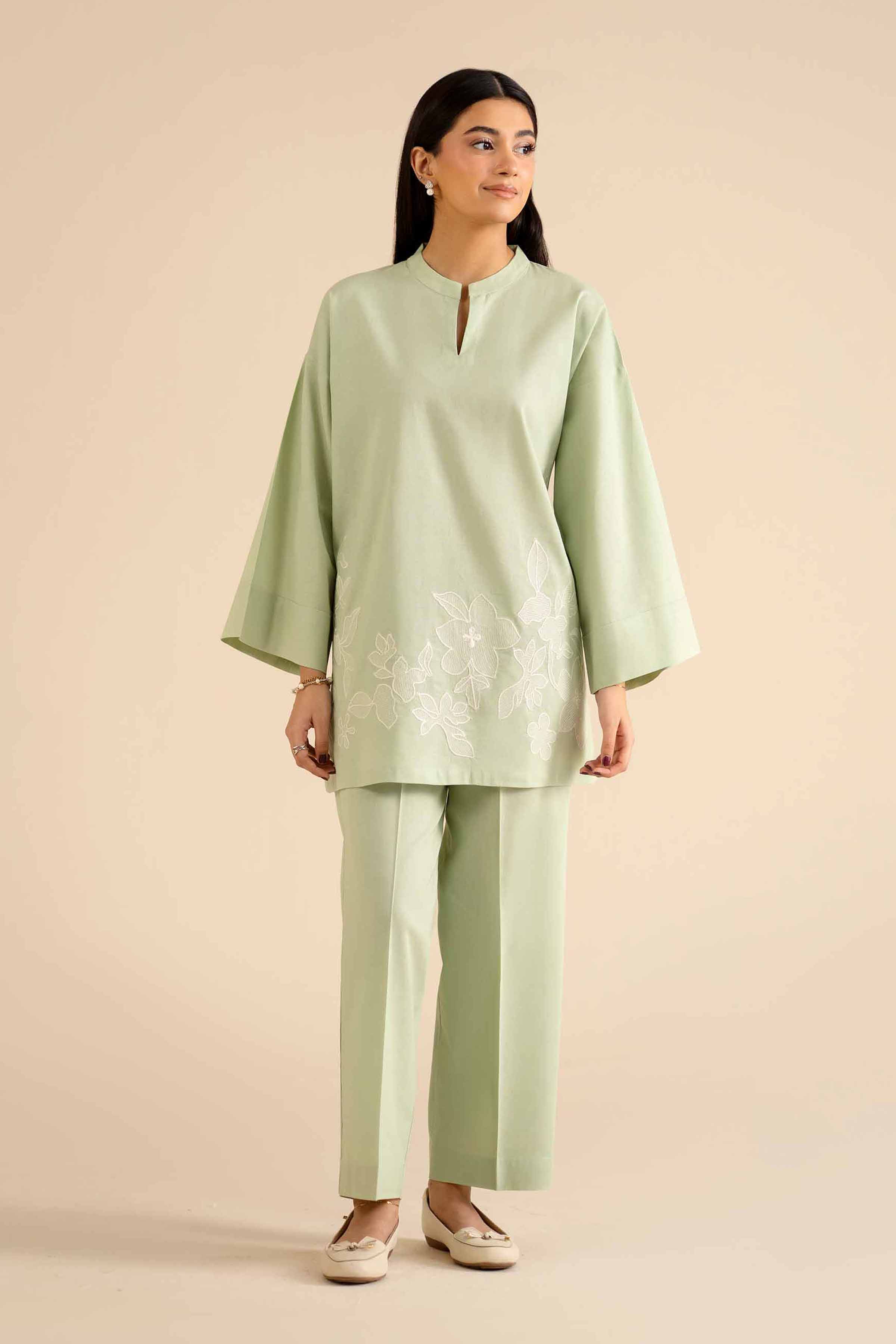 2 Piece - Embroidered Suit - PW25-300