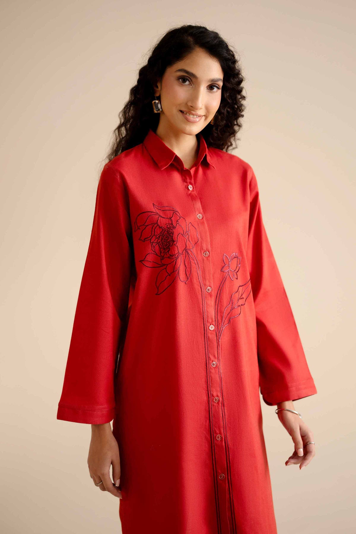 2 Piece - Embroidered Suit - PW25-301