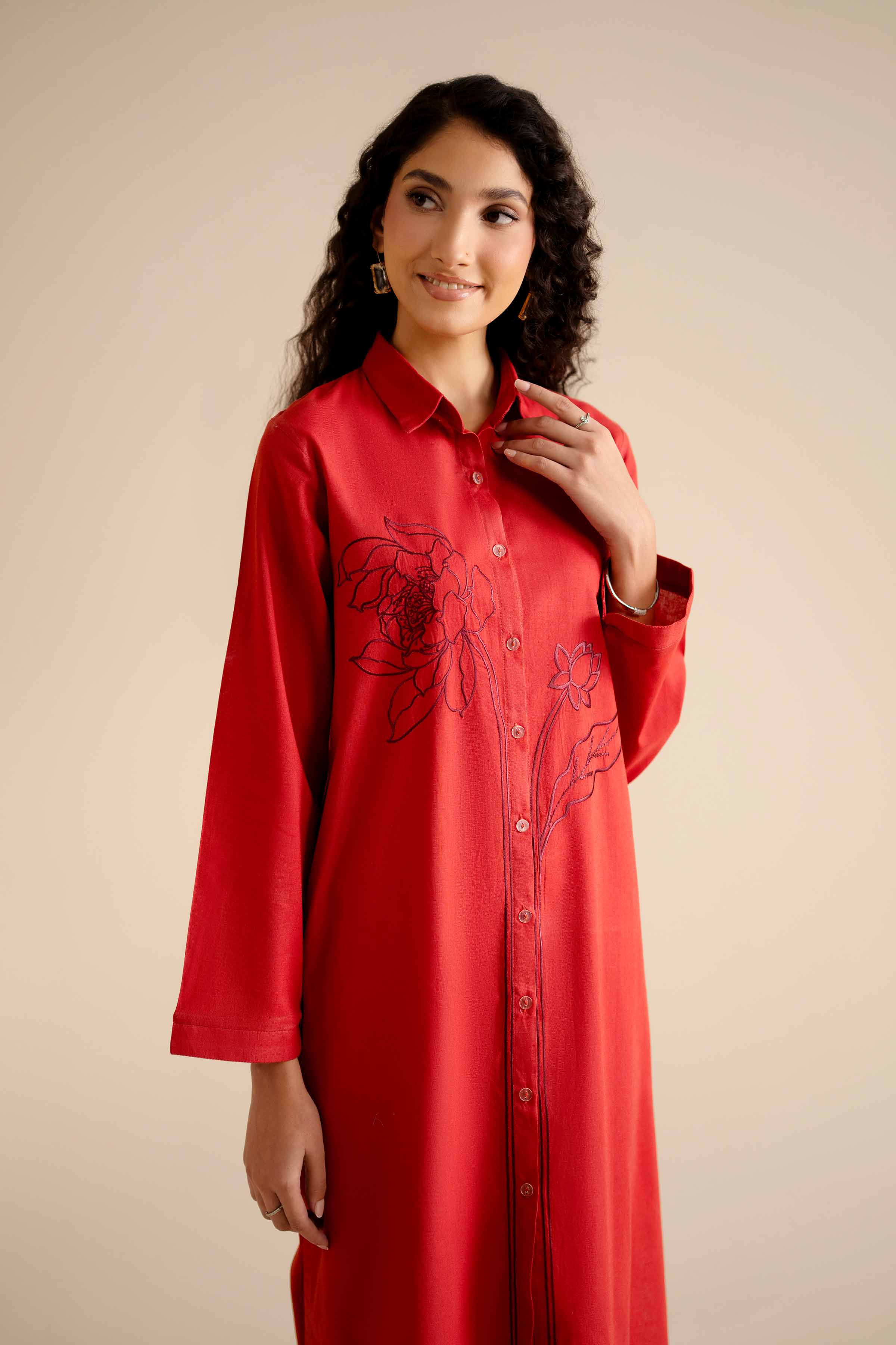 2 Piece - Embroidered Suit - PW25-301