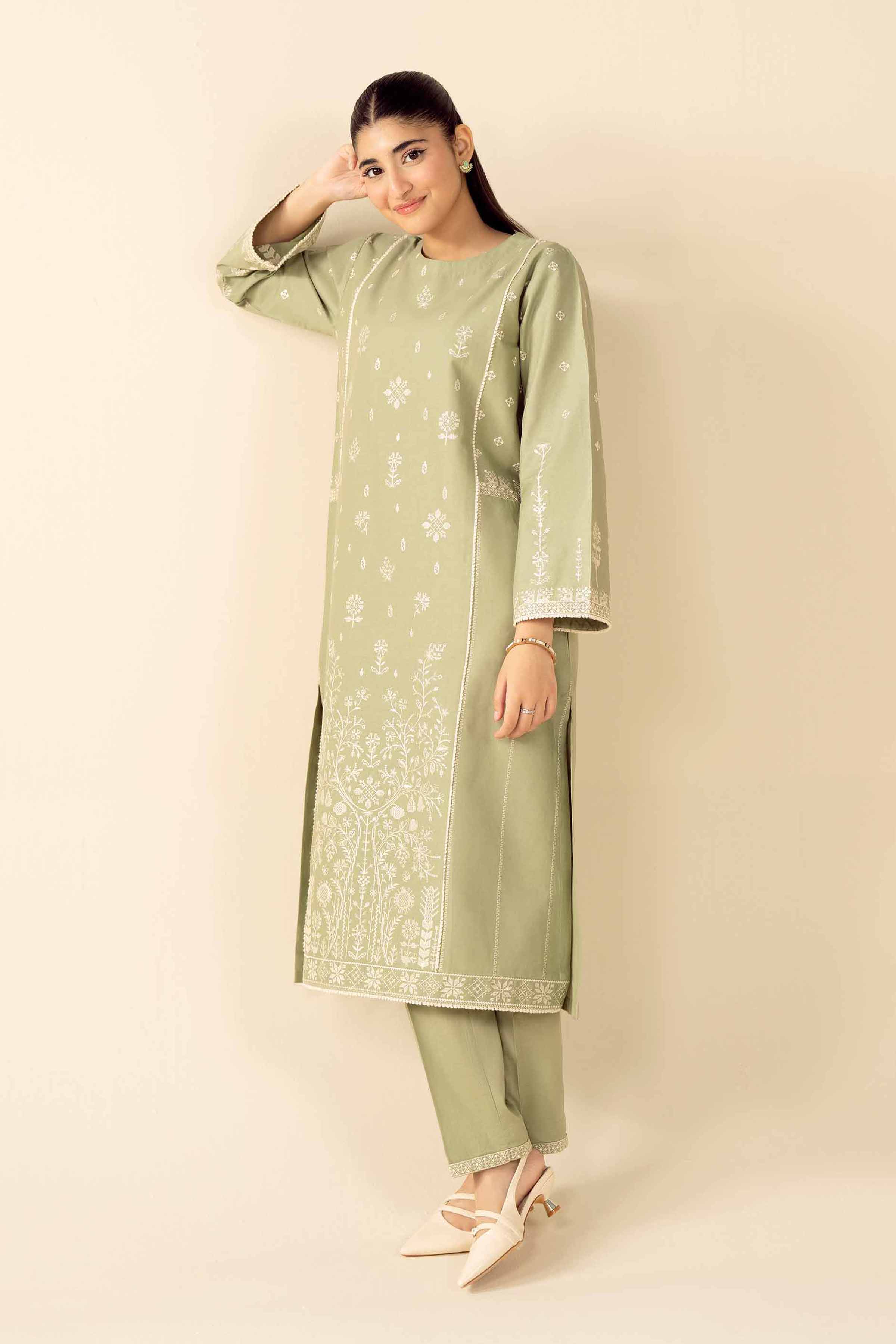 2 Piece - Embroidered Suit - PW25-31