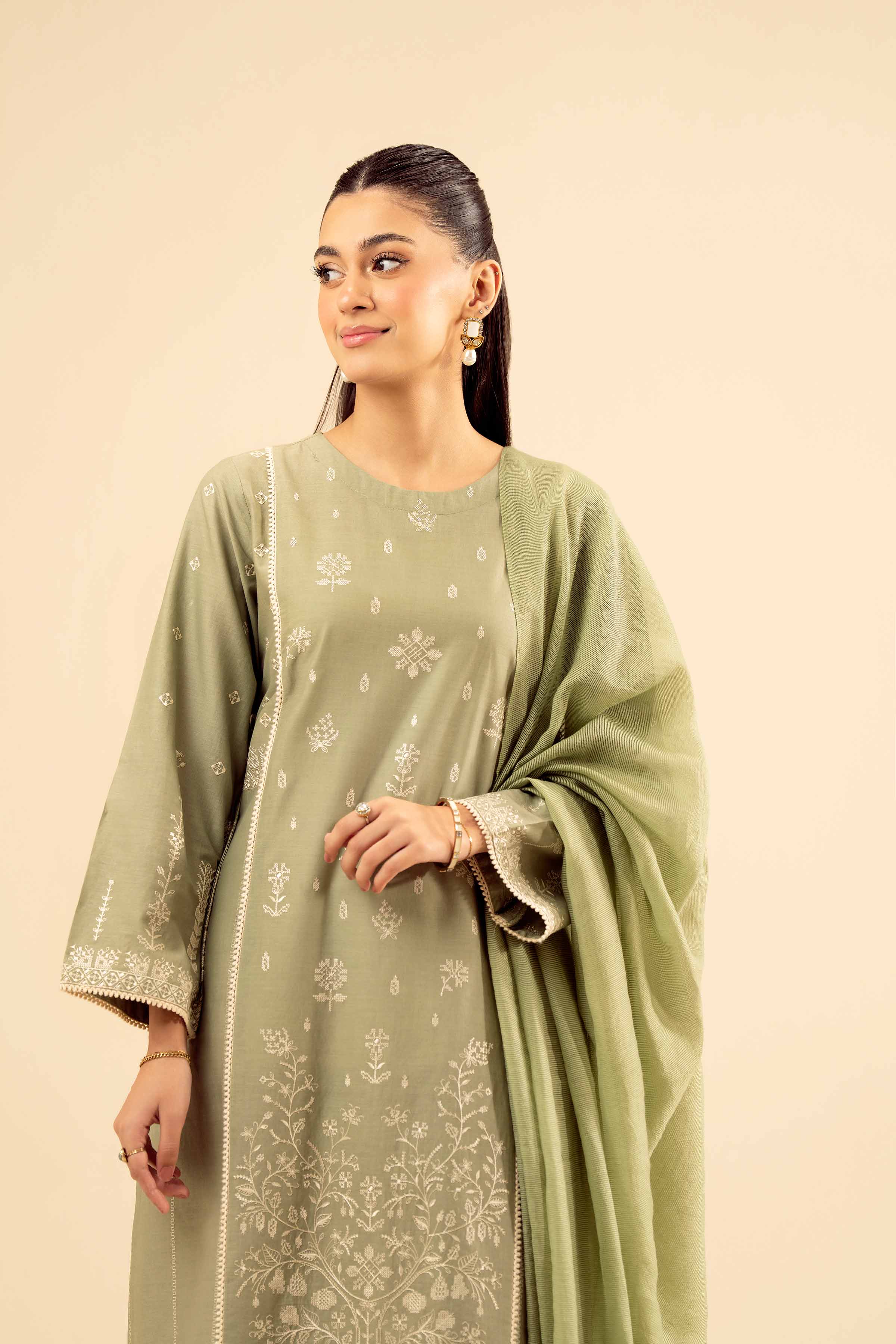 2 Piece - Embroidered Suit - PW25-31