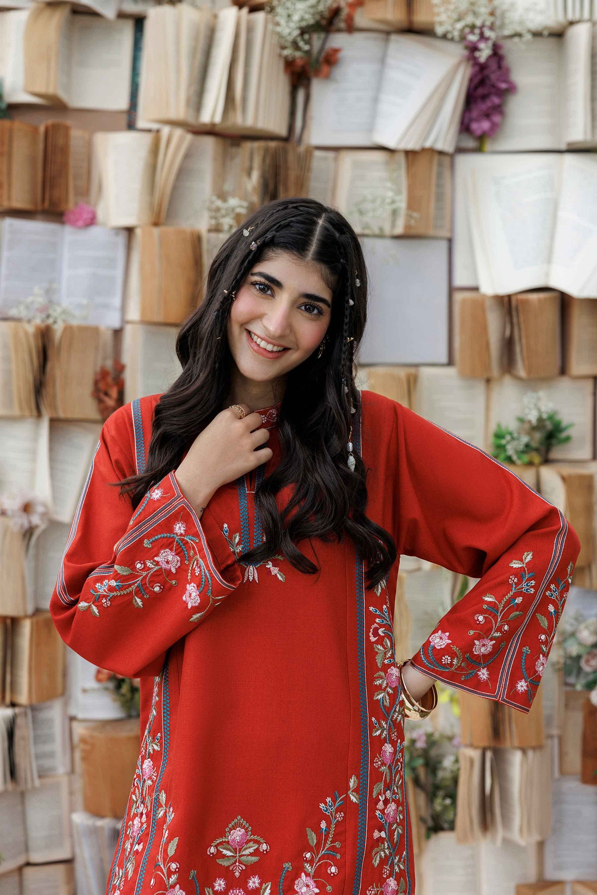 2 Piece - Embroidered Suit - PW25-322