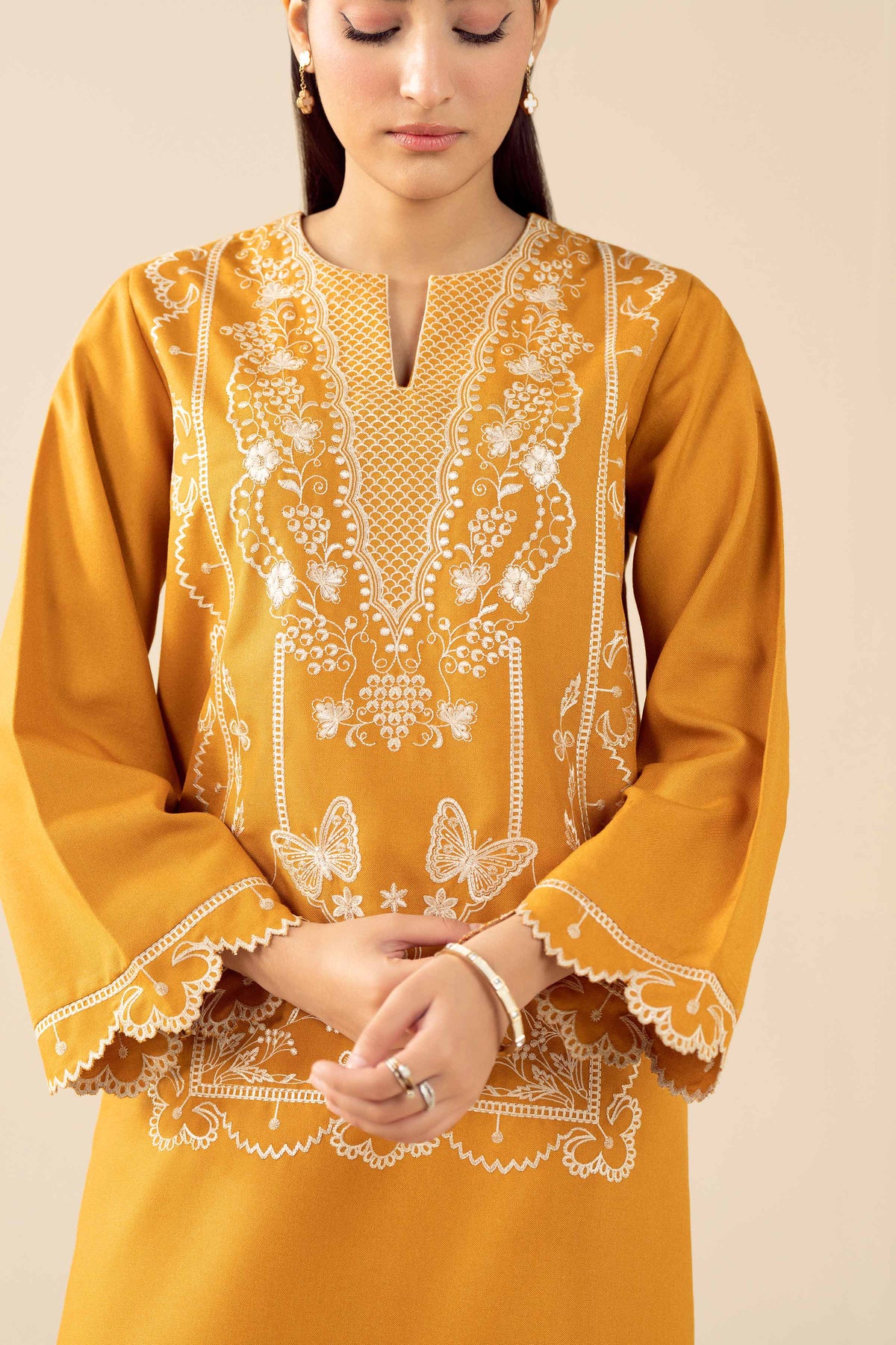 2 Piece - Embroidered Suit - PW25-324