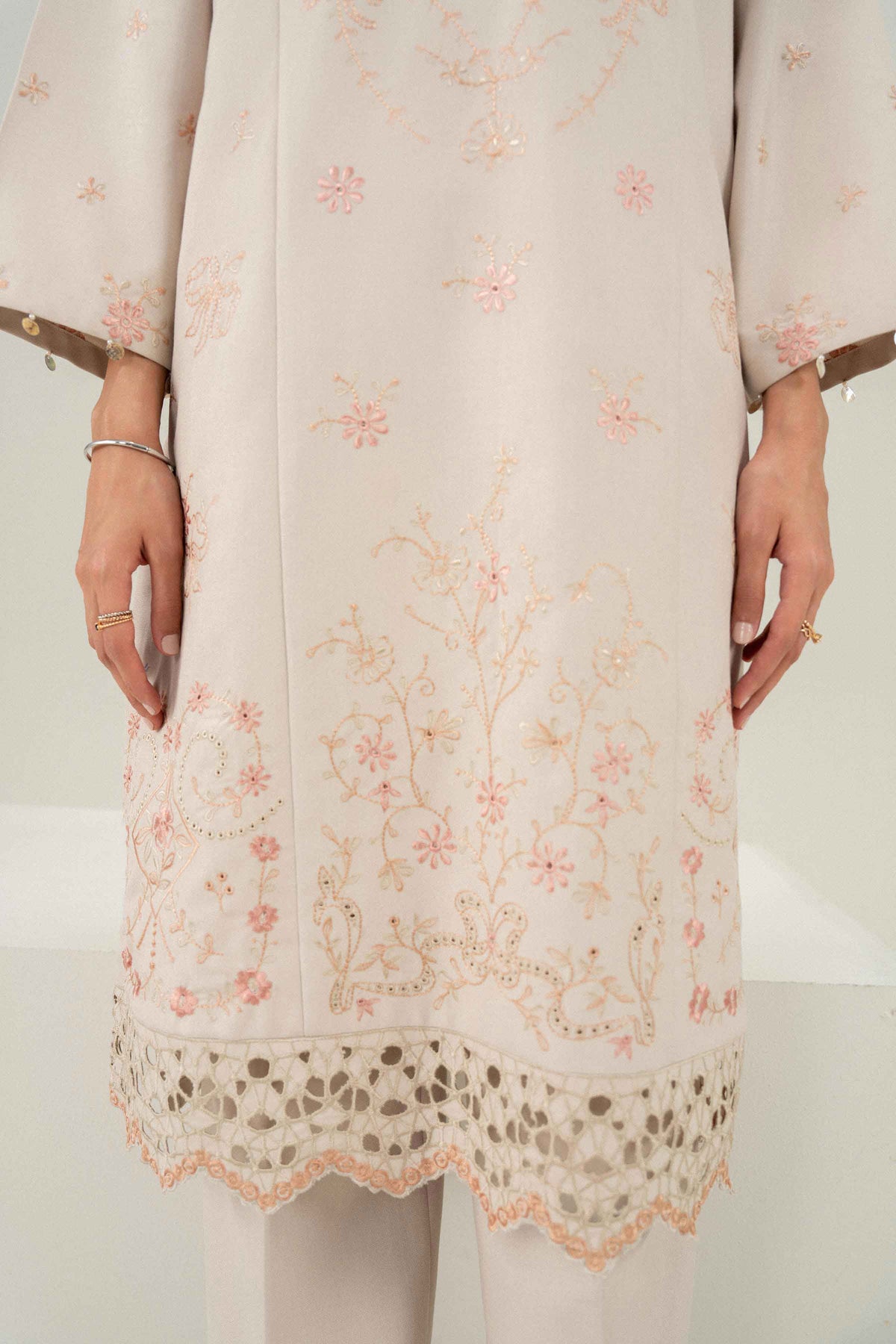 2 Piece - Embroidered Suit - PW25-326