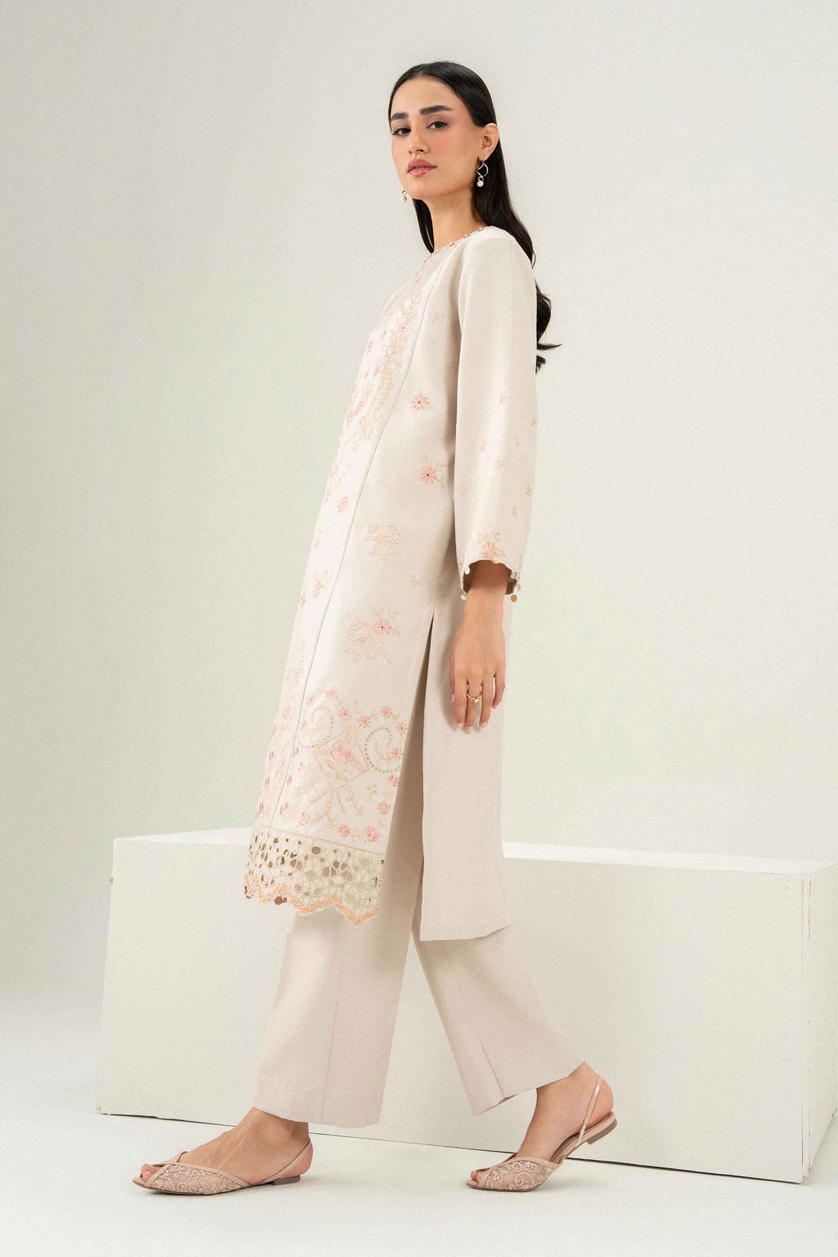 2 Piece - Embroidered Suit - PW25-326