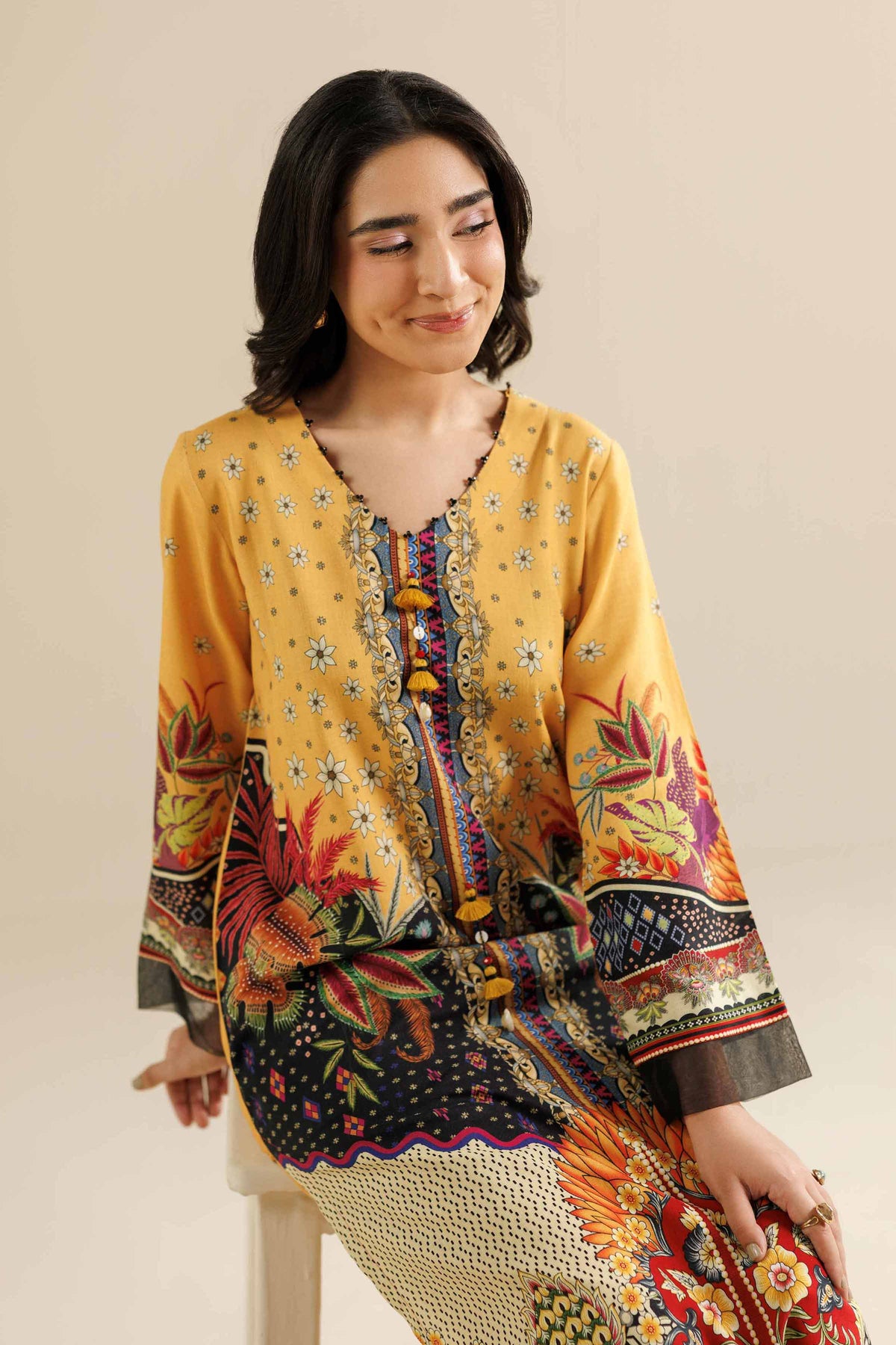 2 Piece - Printed Suit - PW25-328