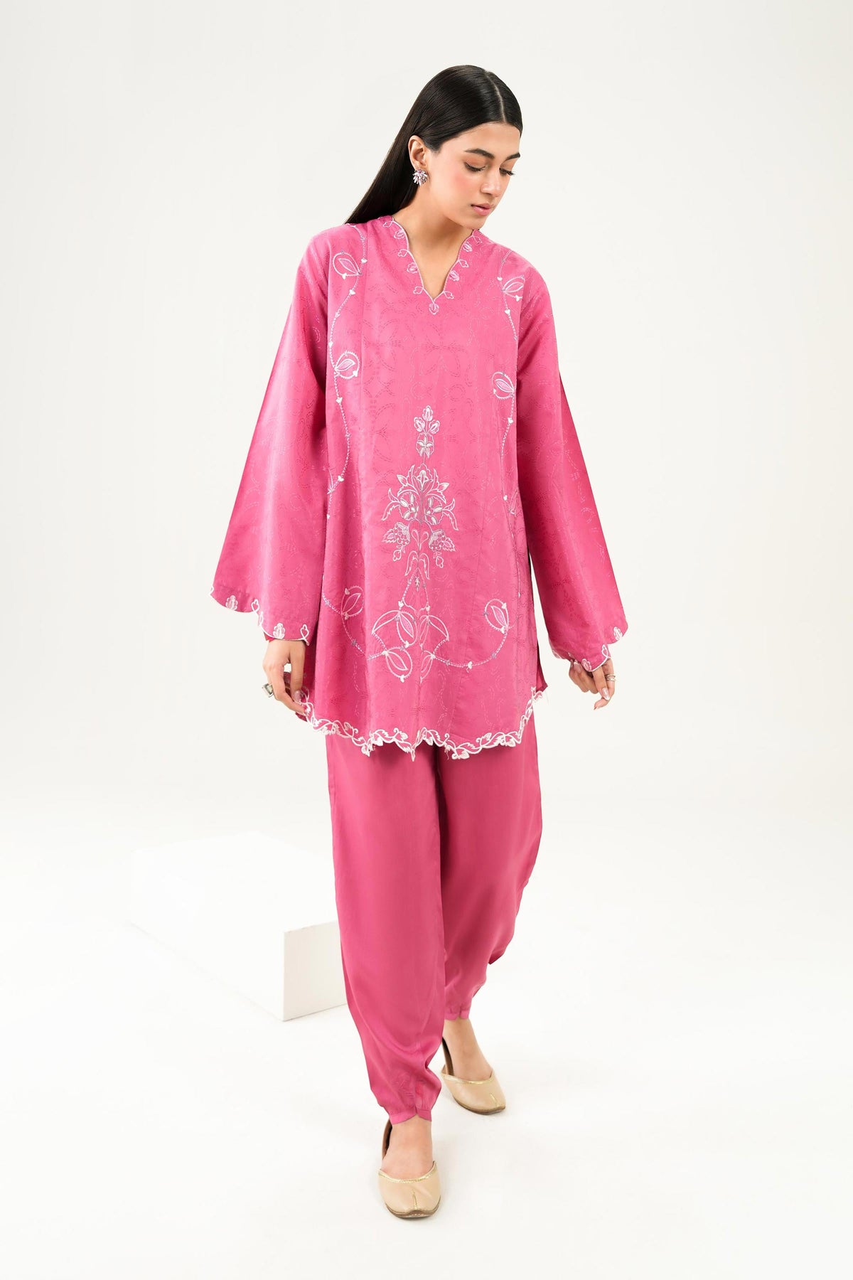 2 Piece - Embroidered Suit - PW25-335