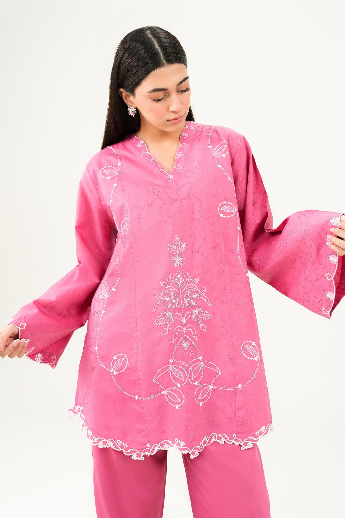 2 Piece - Embroidered Suit - PW25-335