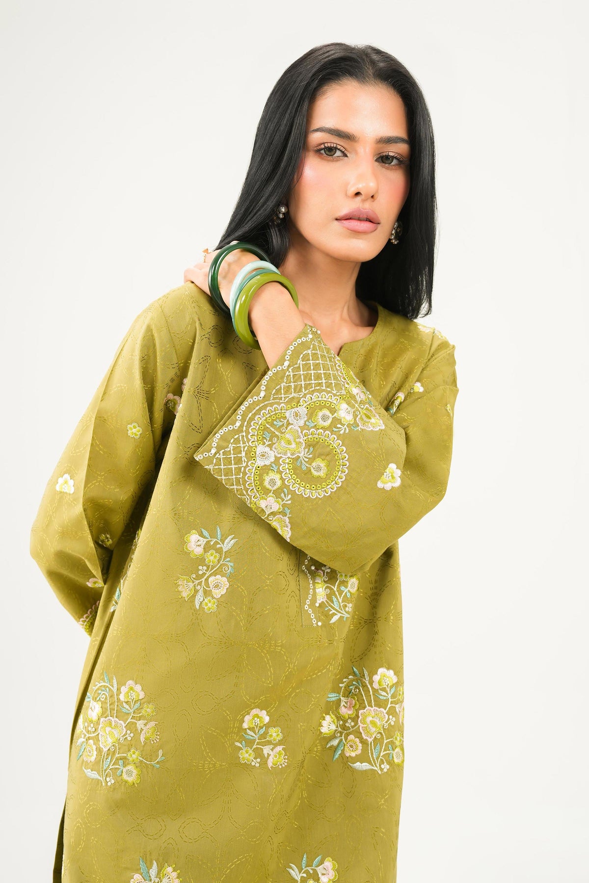 2 Piece - Embroidered Suit - PW25-337