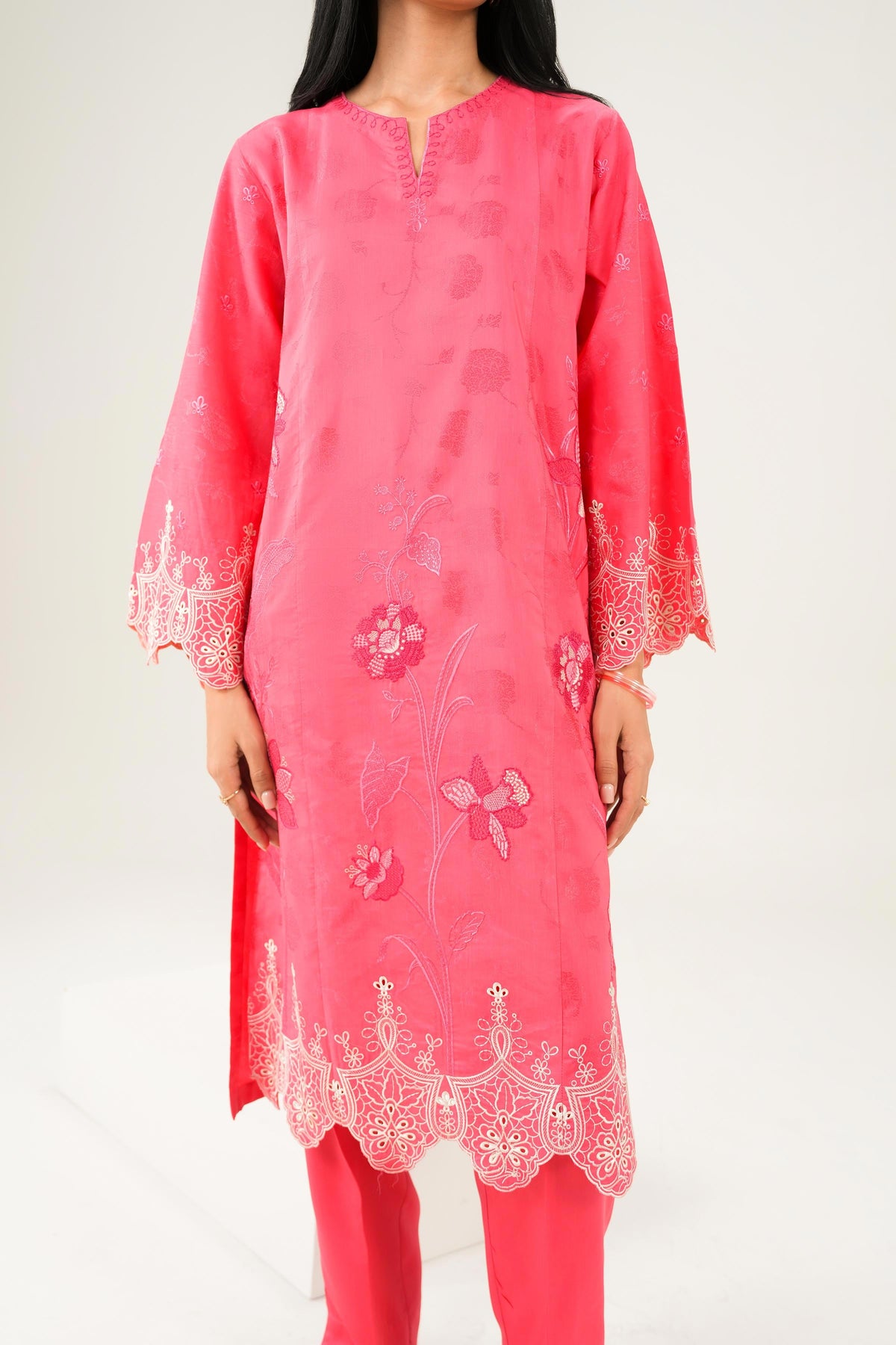 2 Piece - Embroidered Suit - PW25-338