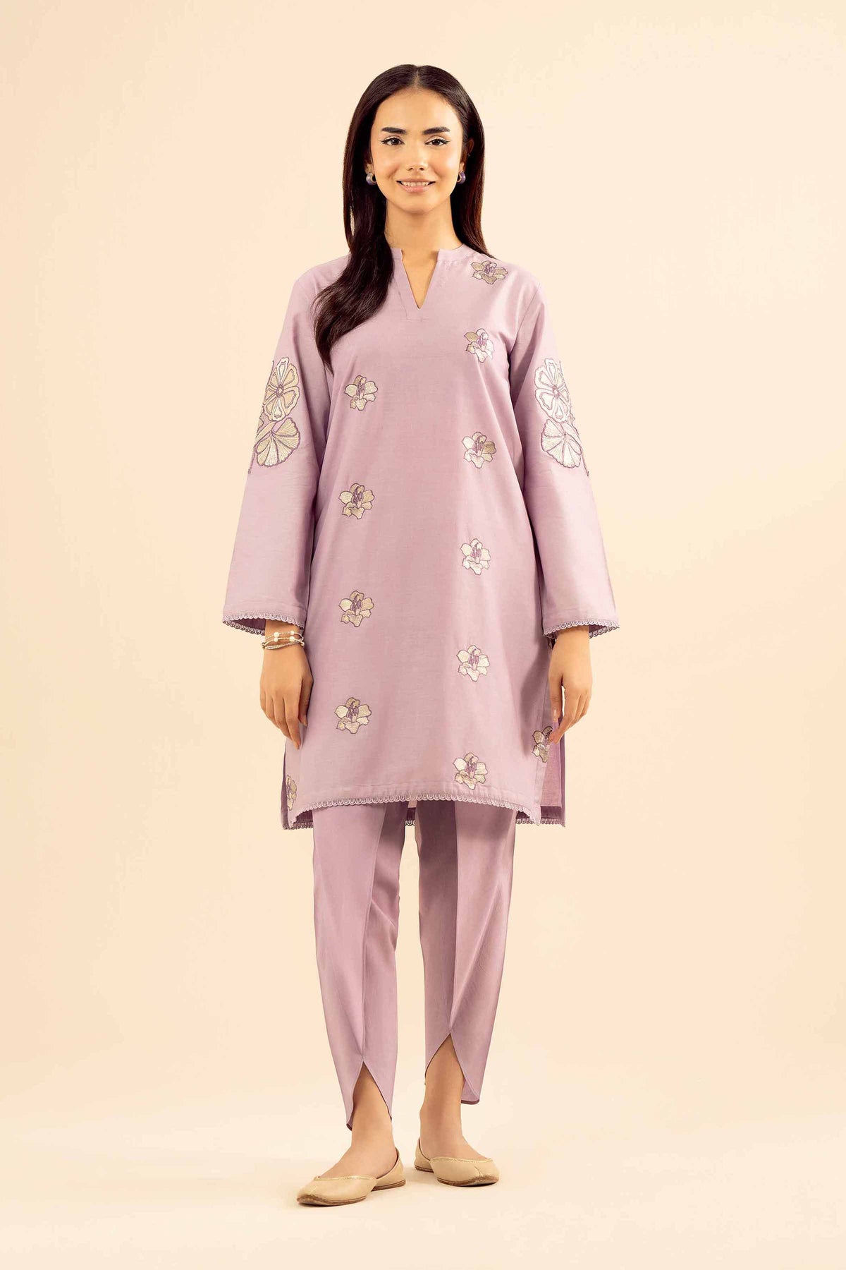 2 Piece - Embroidered Suit - PW25-36