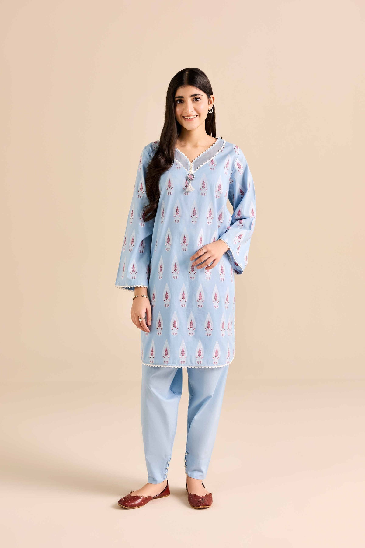2 Piece - Printed Suit - PW25-372