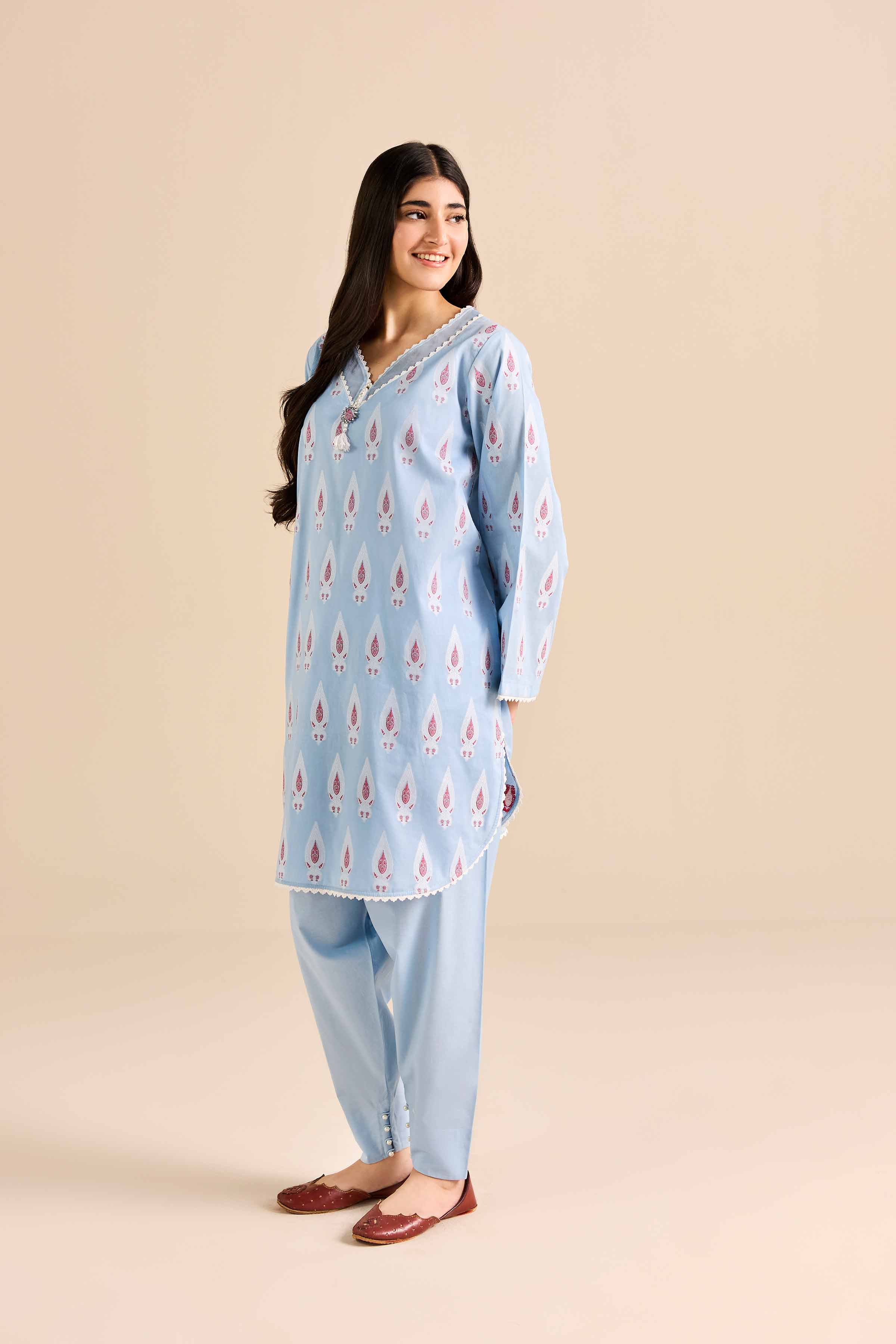 2 Piece - Printed Suit - PW25-372