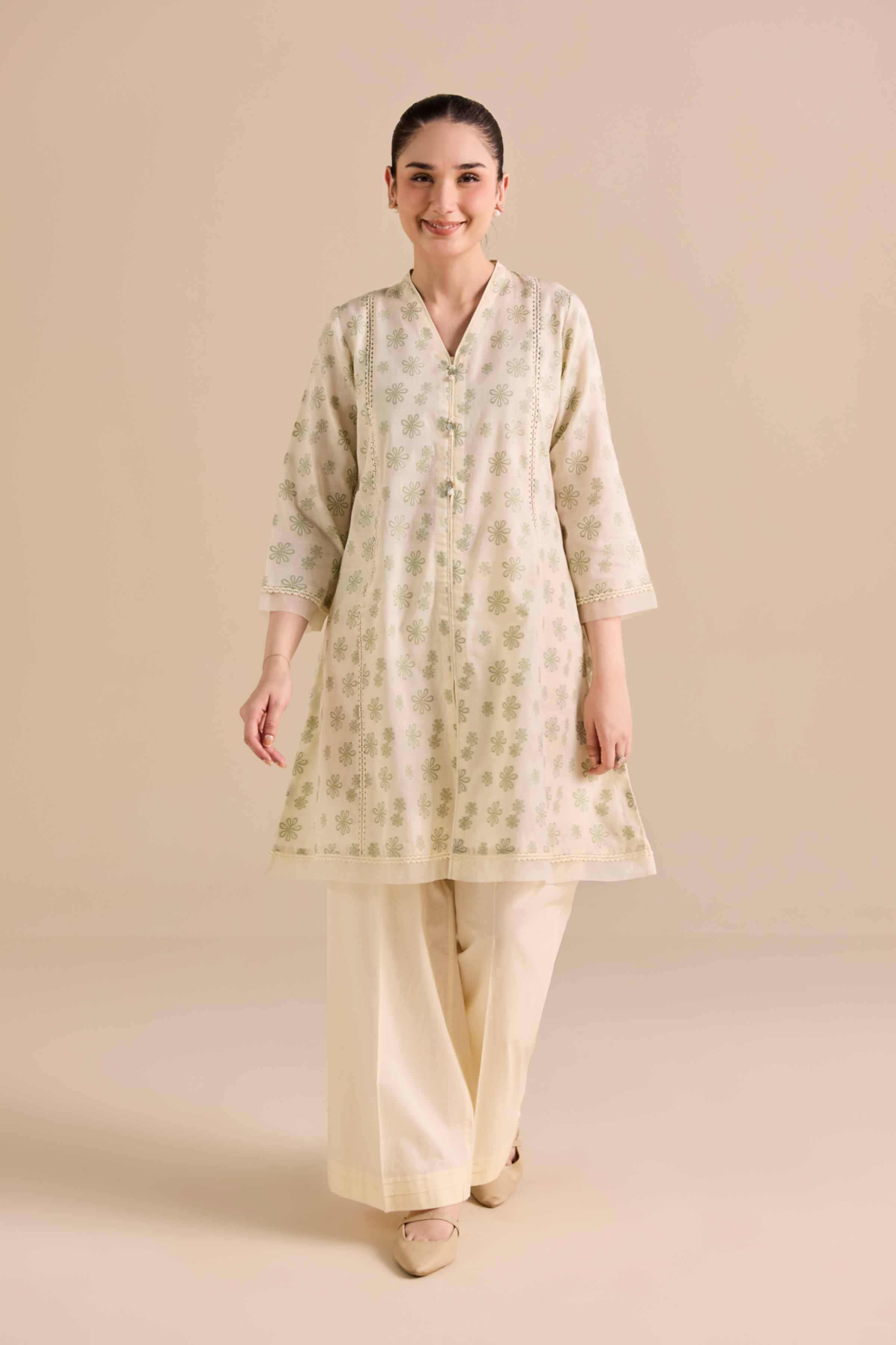 2 Piece - Printed Suit - PW25-374