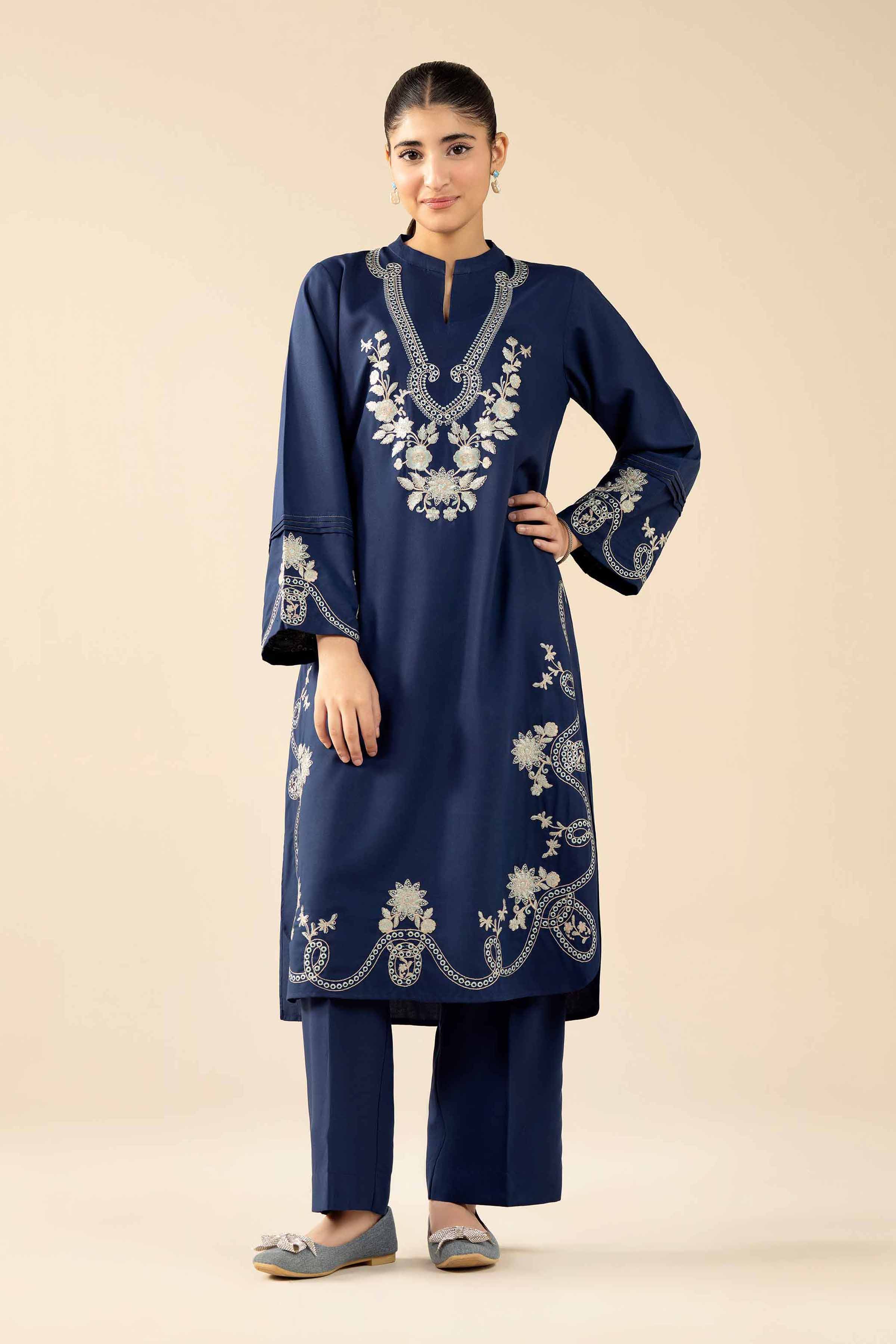 2 Piece - Embroidered Suit - PW25-378