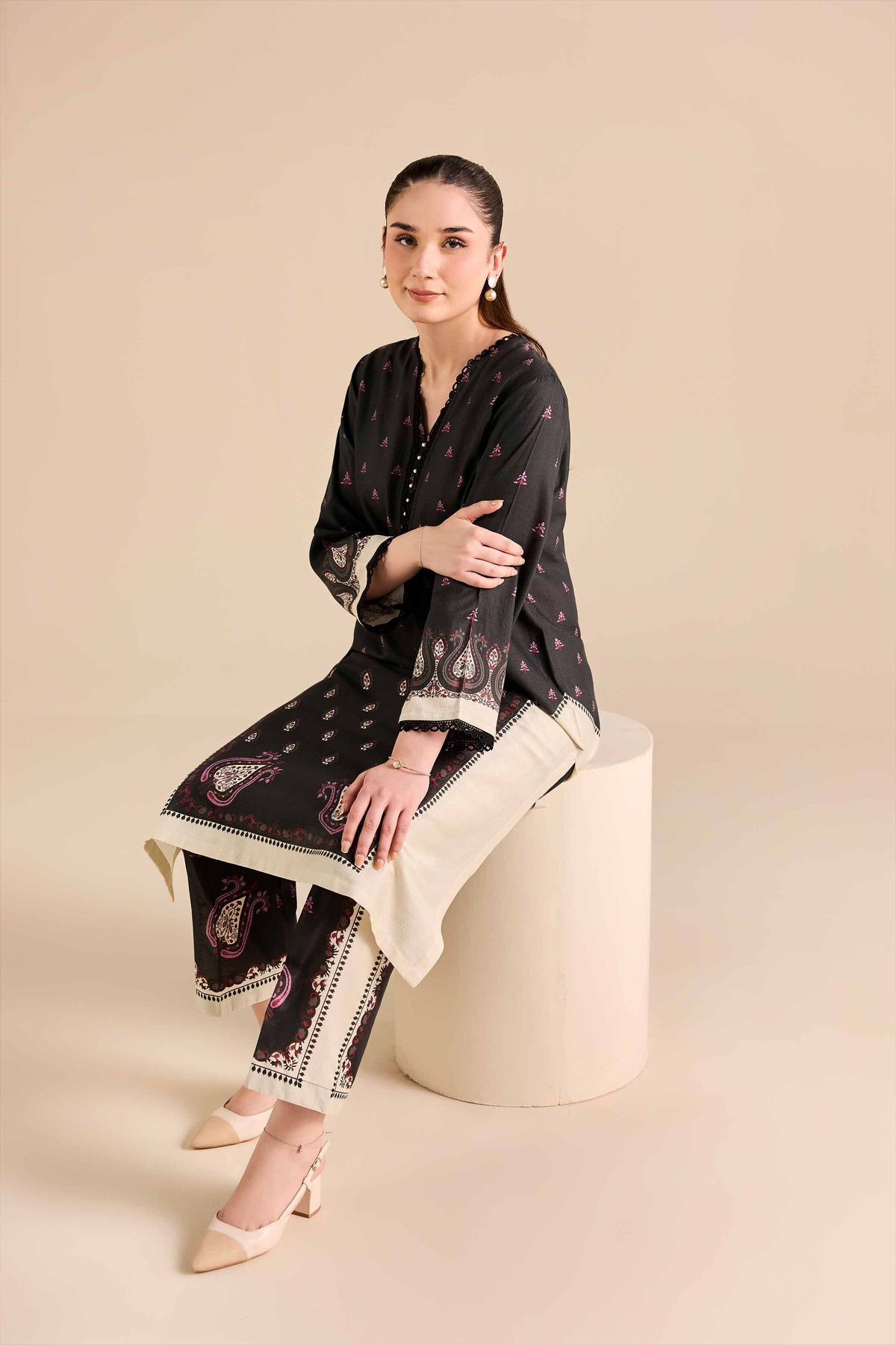 2 Piece - Printed Suit - PW25-385