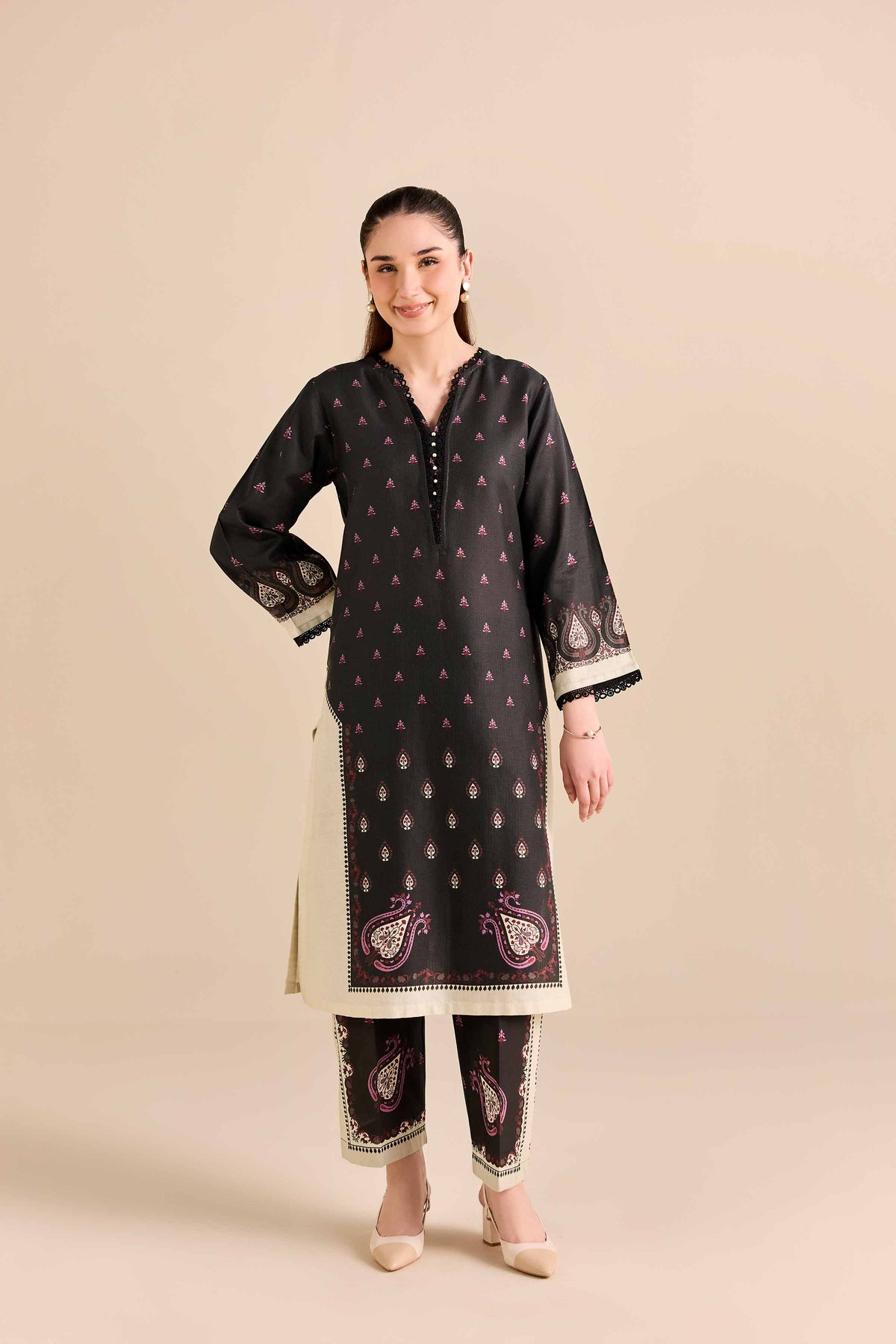 2 Piece - Printed Suit - PW25-385