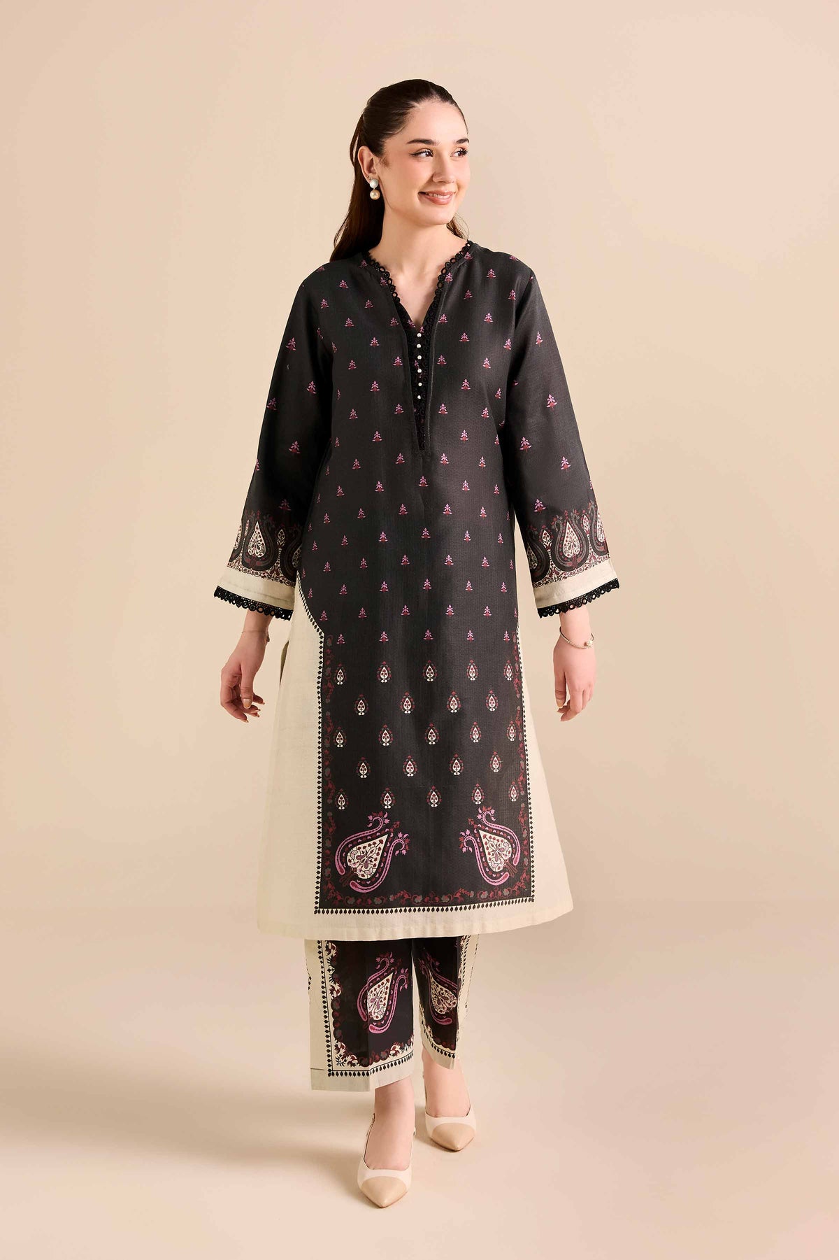 2 Piece - Printed Suit - PW25-385