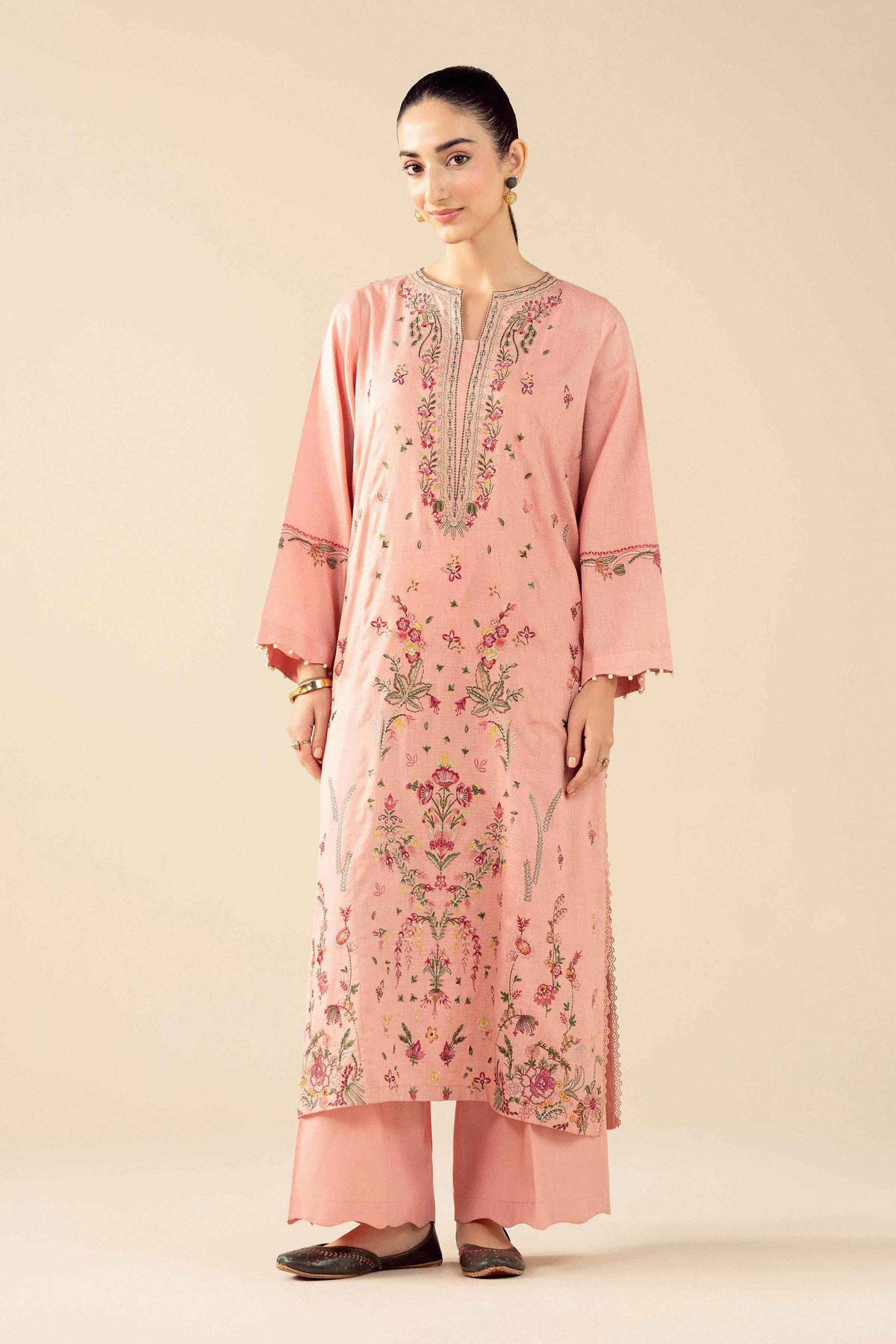2 Piece - Embroidered Suit - PW25-393