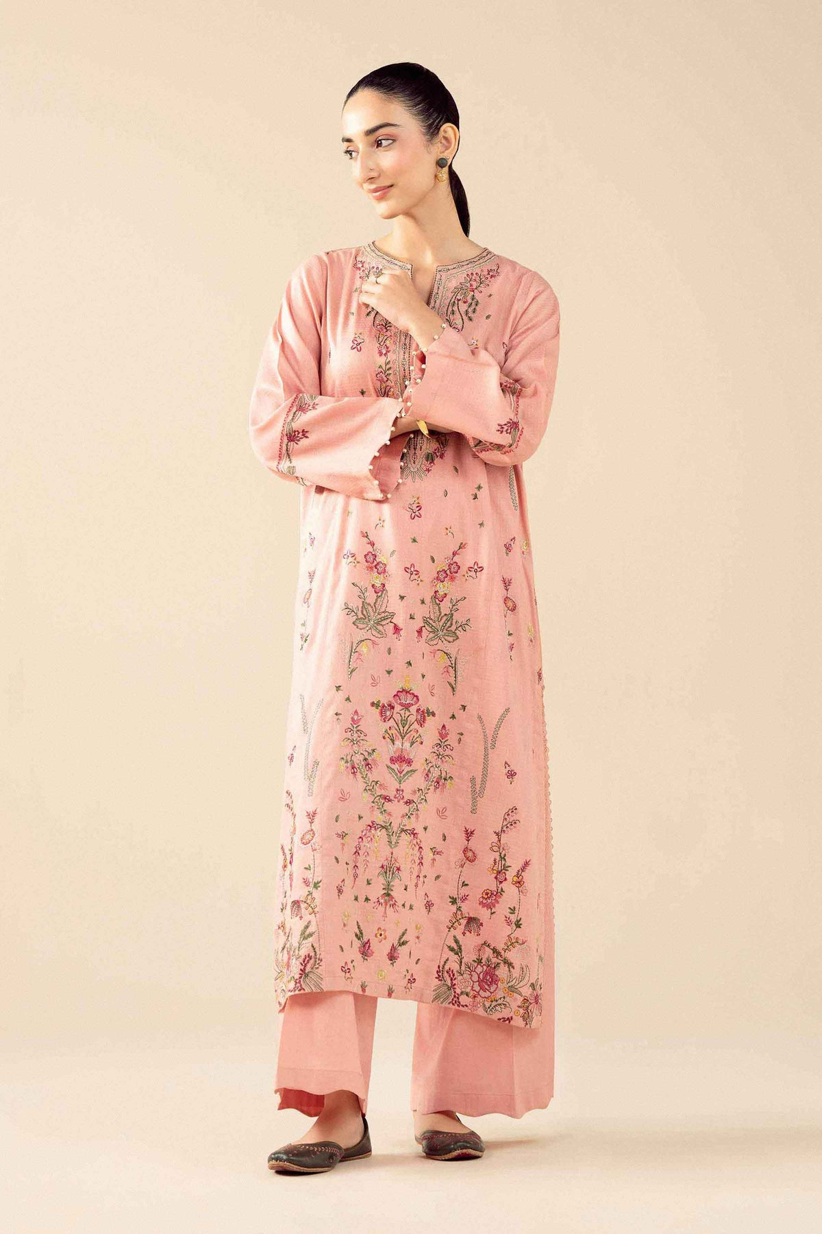 2 Piece - Embroidered Suit - PW25-393