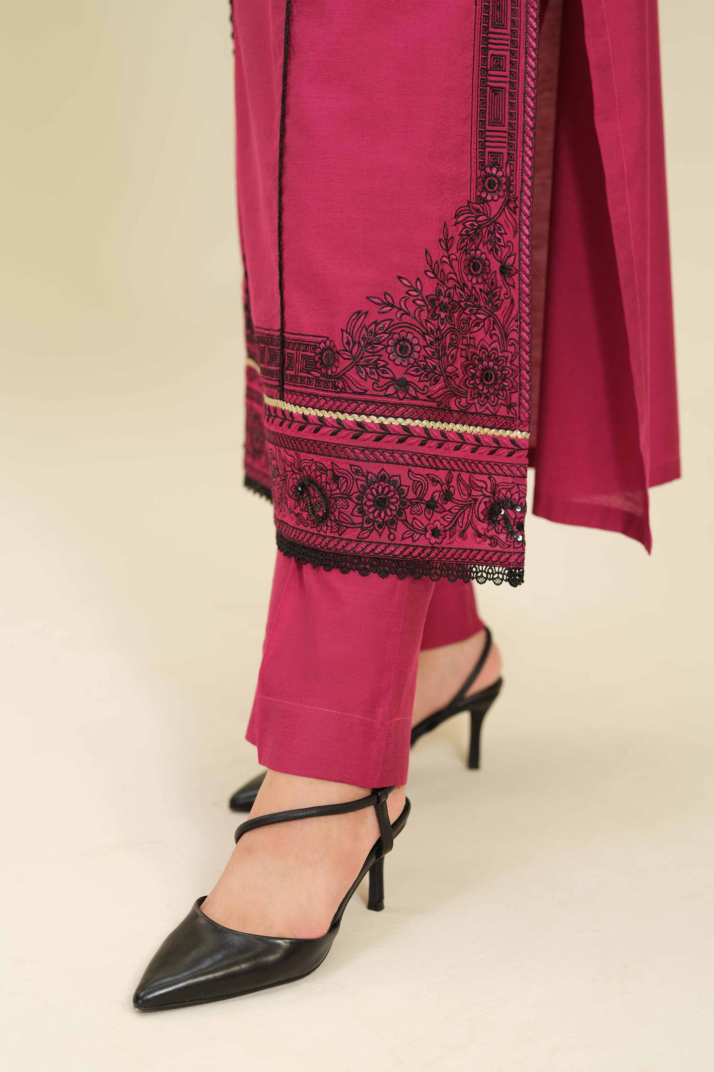 3 Piece - Embroidered Suit - PW25-402