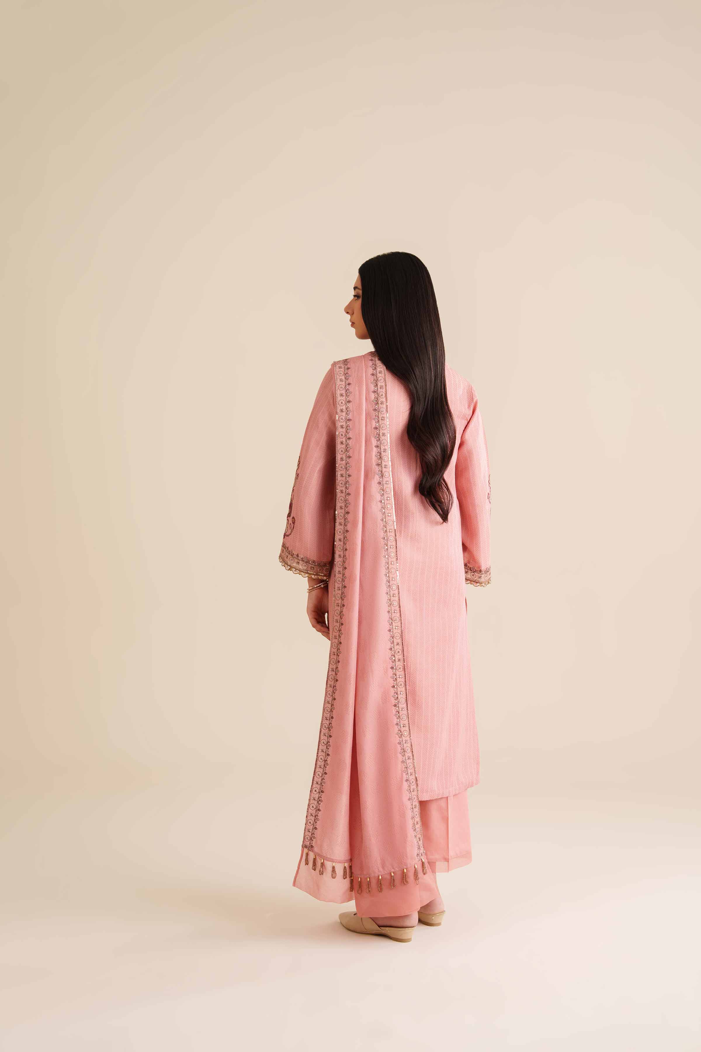 3 Piece - Embroidered Suit - PW25-405