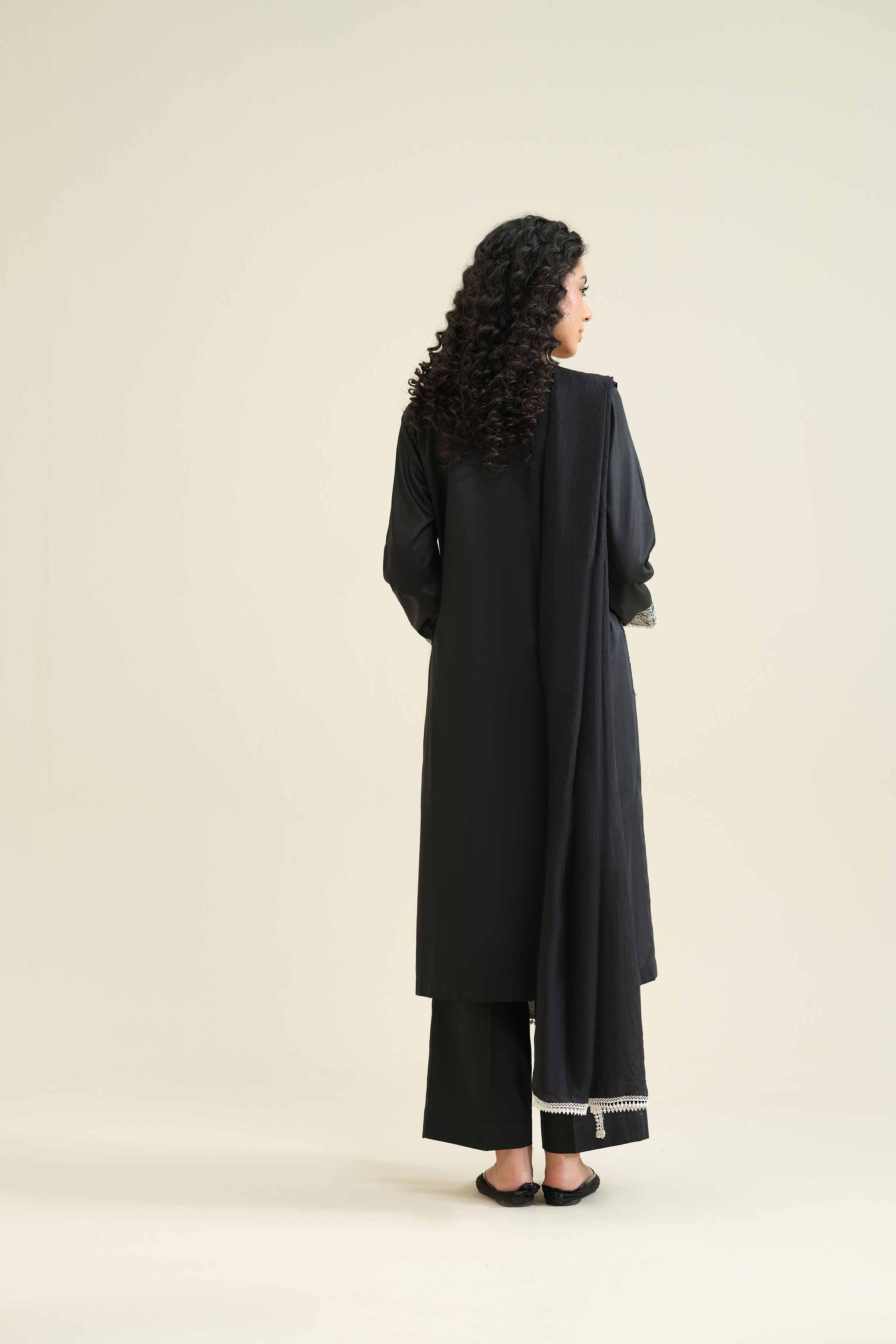 3 Piece - Embroidered Suit - PW25-411