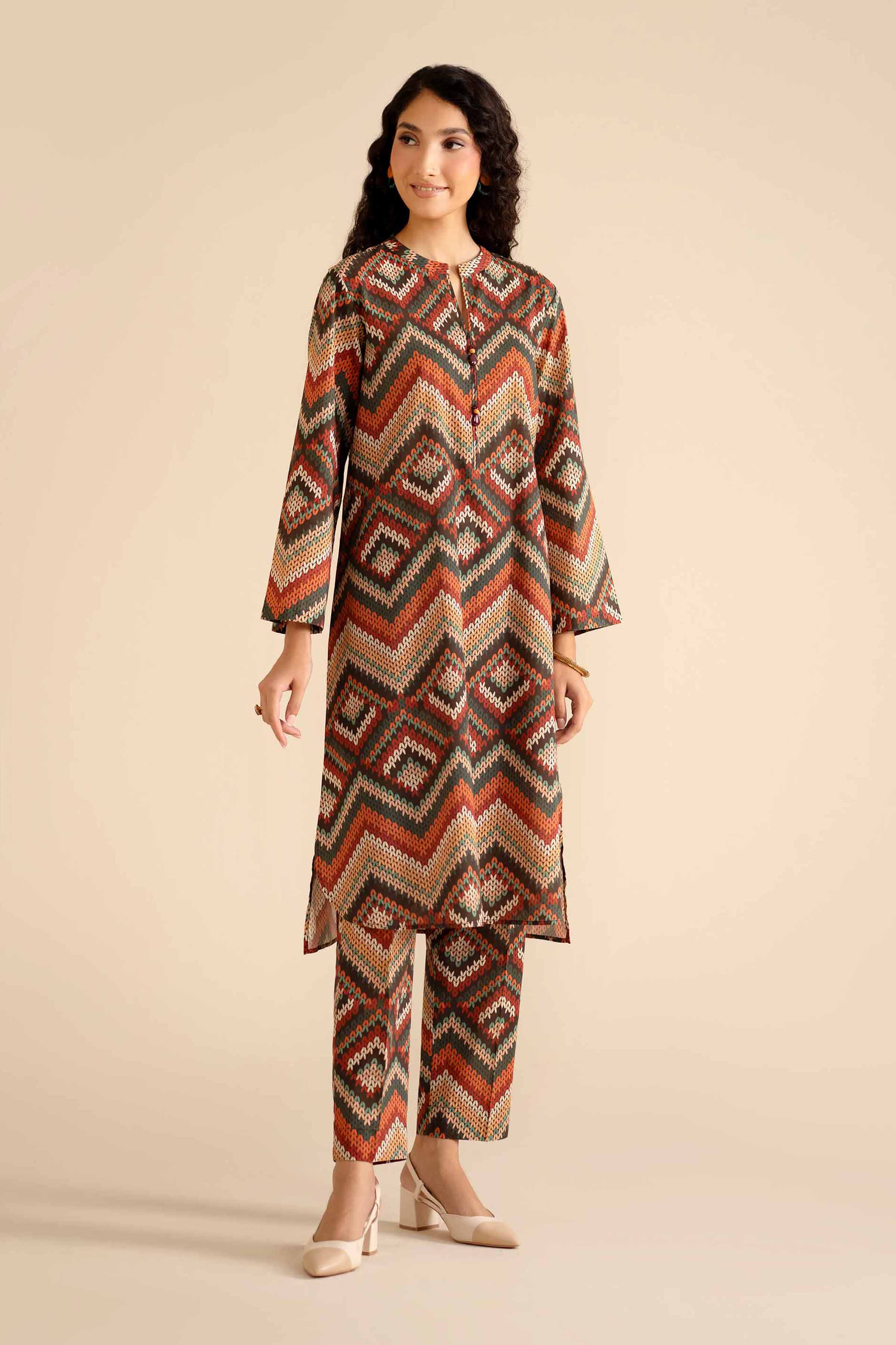 2 Piece - Printed Suit - PW25-42