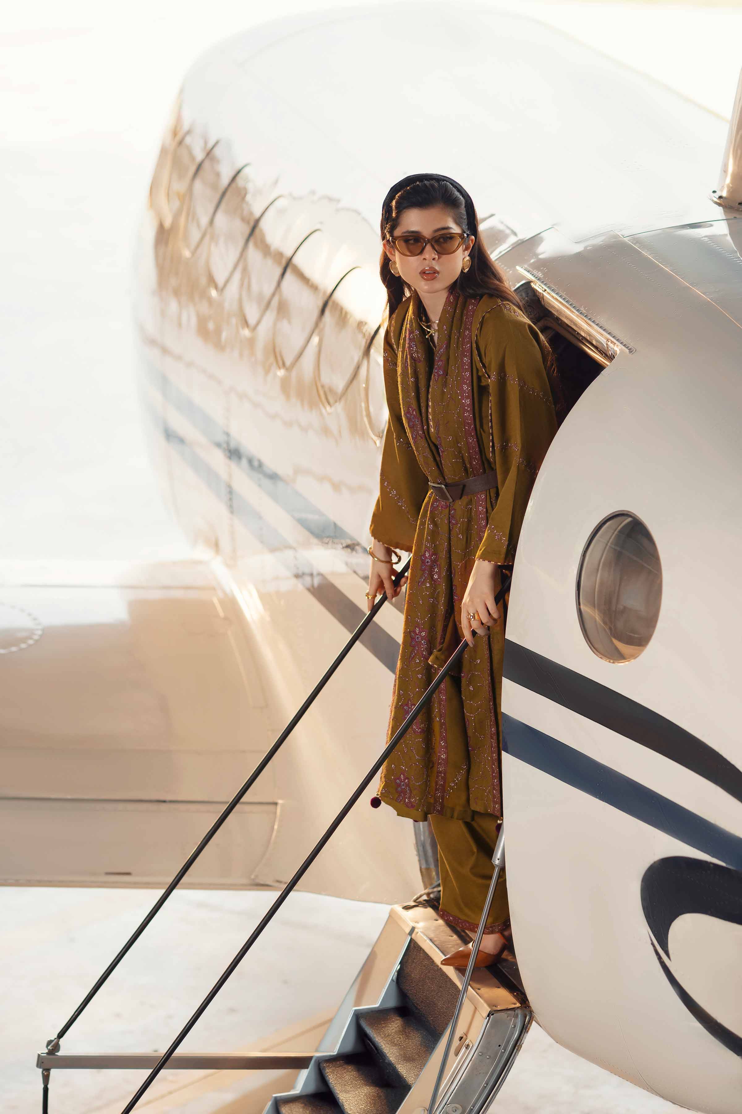 3 Piece - Embroidered Suit - PW25-438