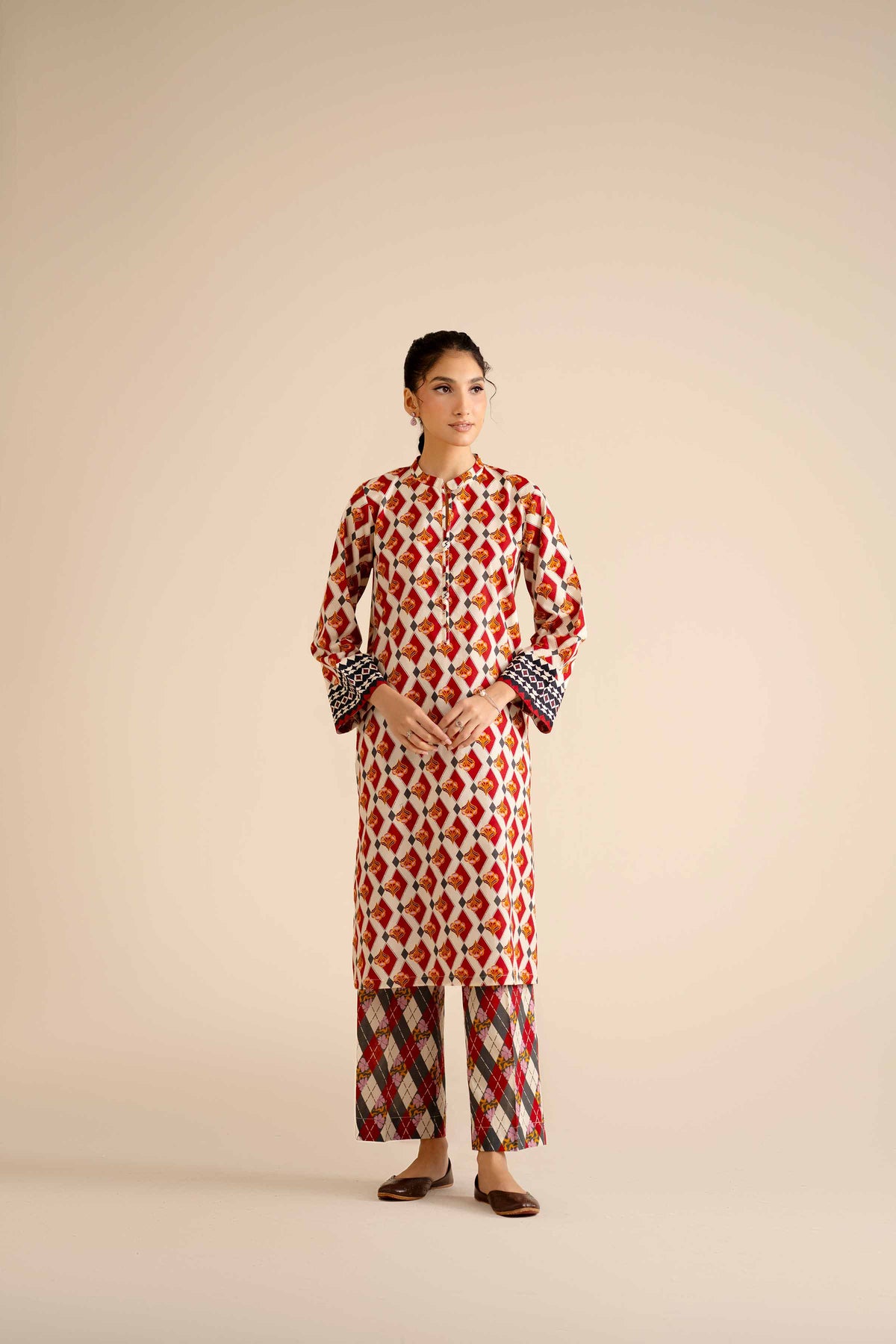 2 Piece - Printed Suit - PW25-45