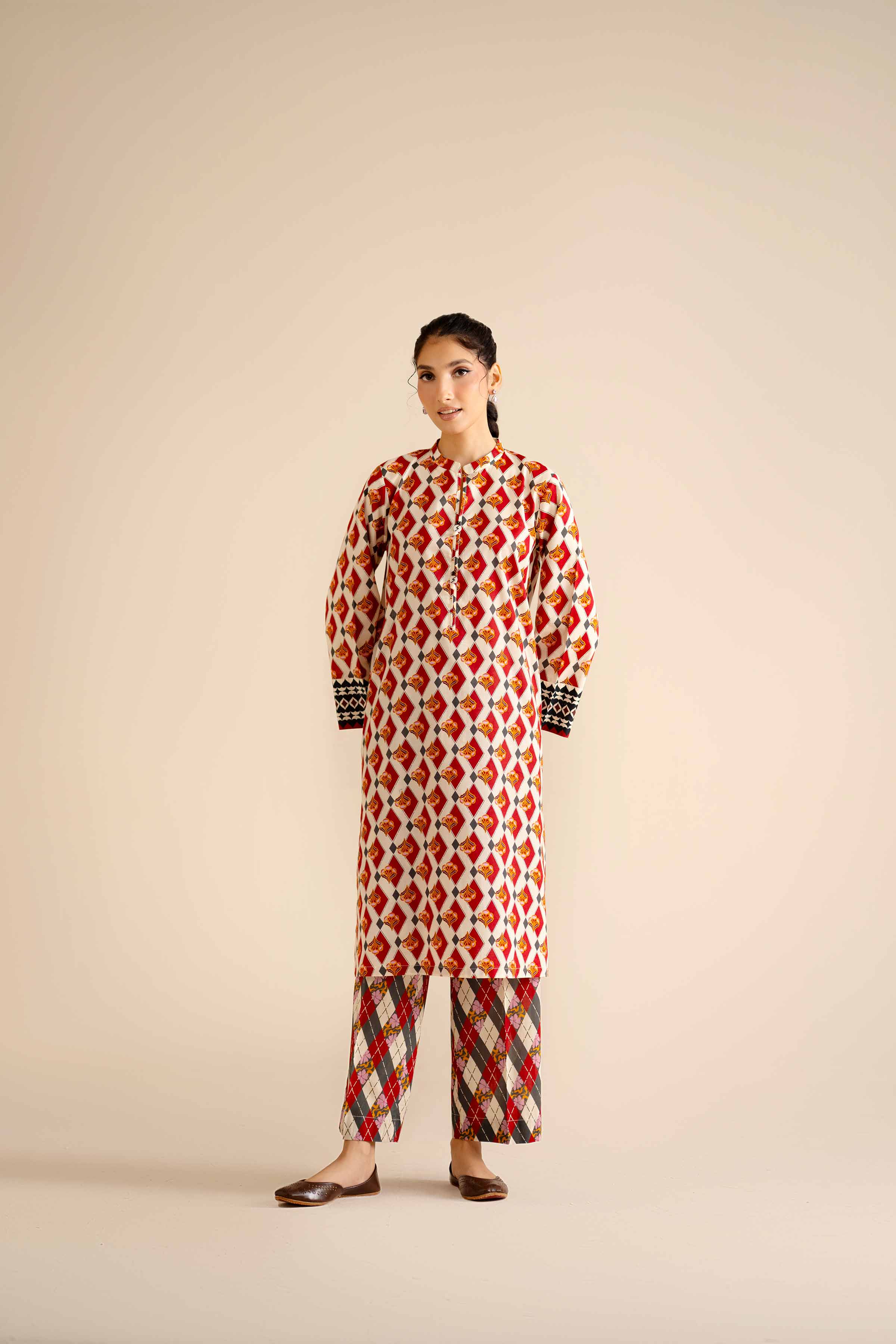 2 Piece - Printed Suit - PW25-45