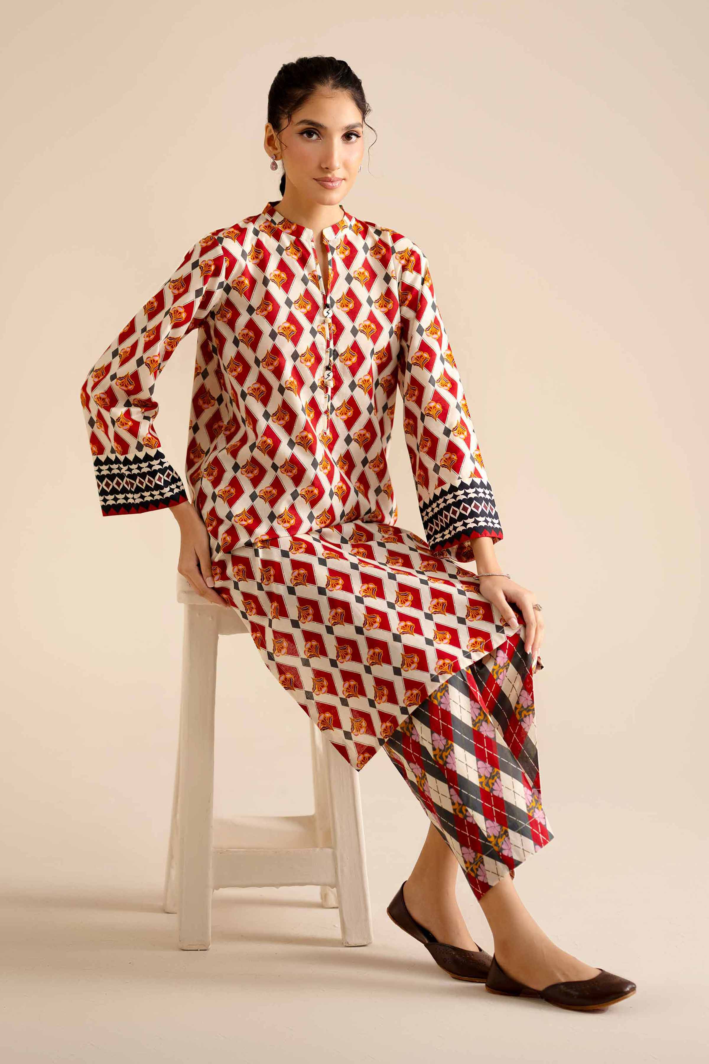 2 Piece - Printed Suit - PW25-45