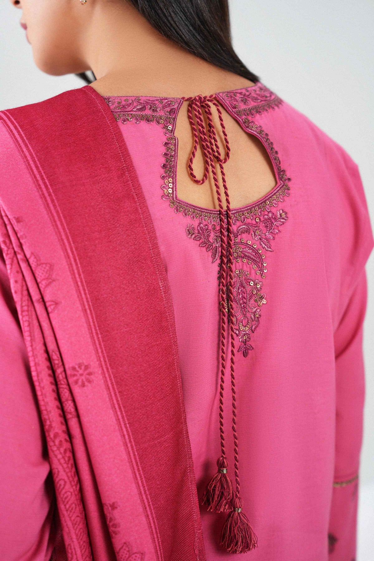 3 Piece - Embroidered Suit - PW25-459
