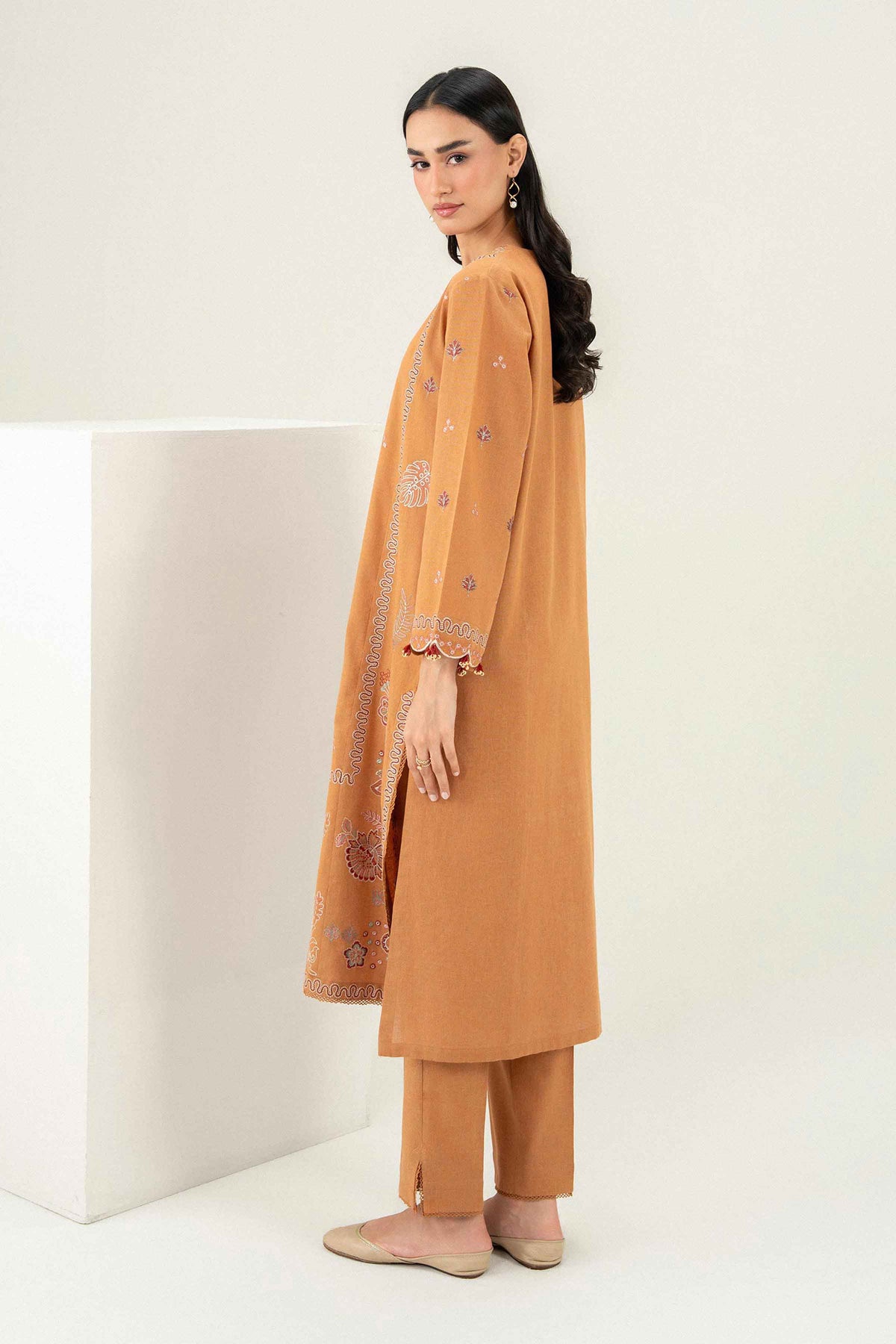 2 Piece - Embroidered Suit - PW25-481