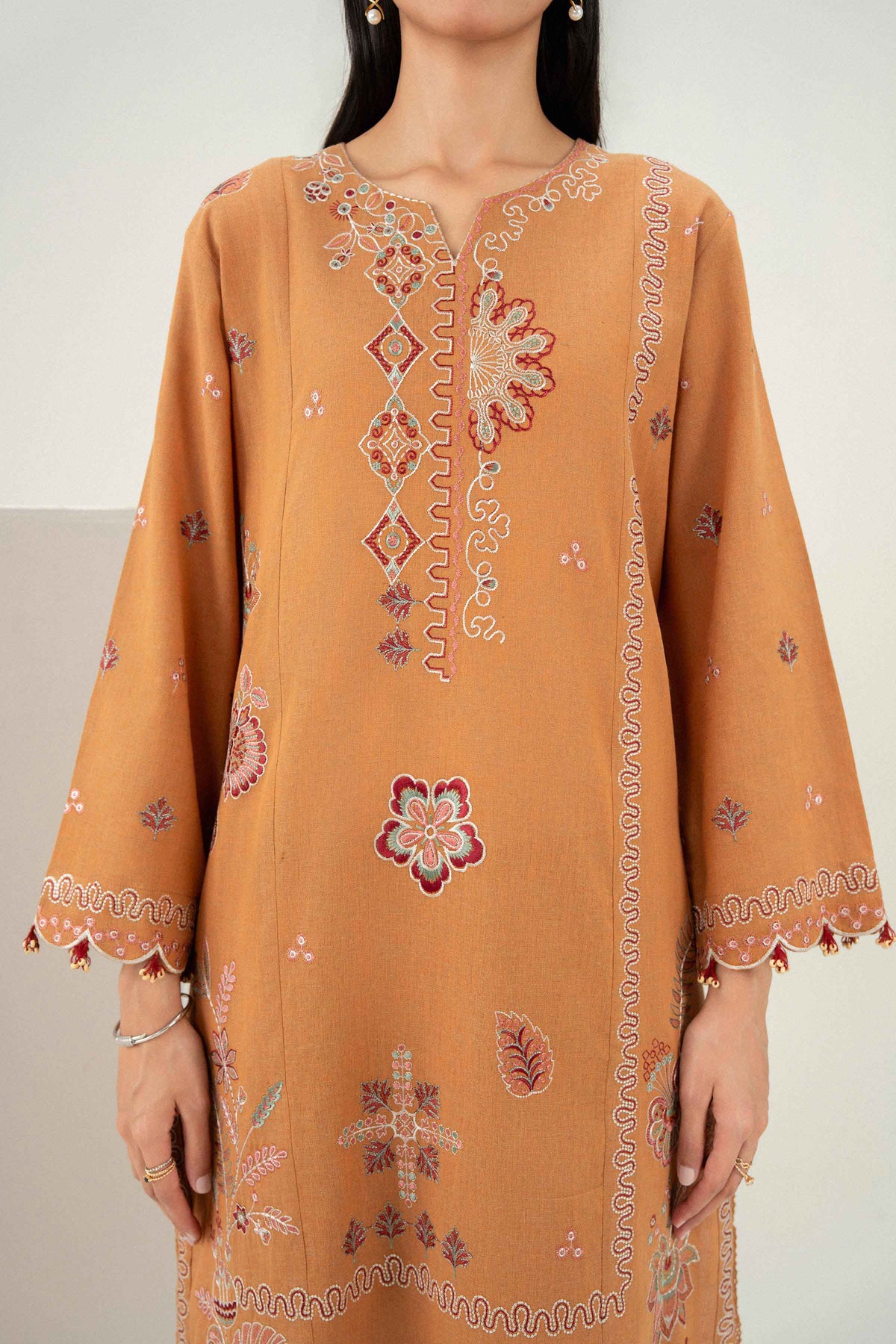 2 Piece - Embroidered Suit - PW25-481