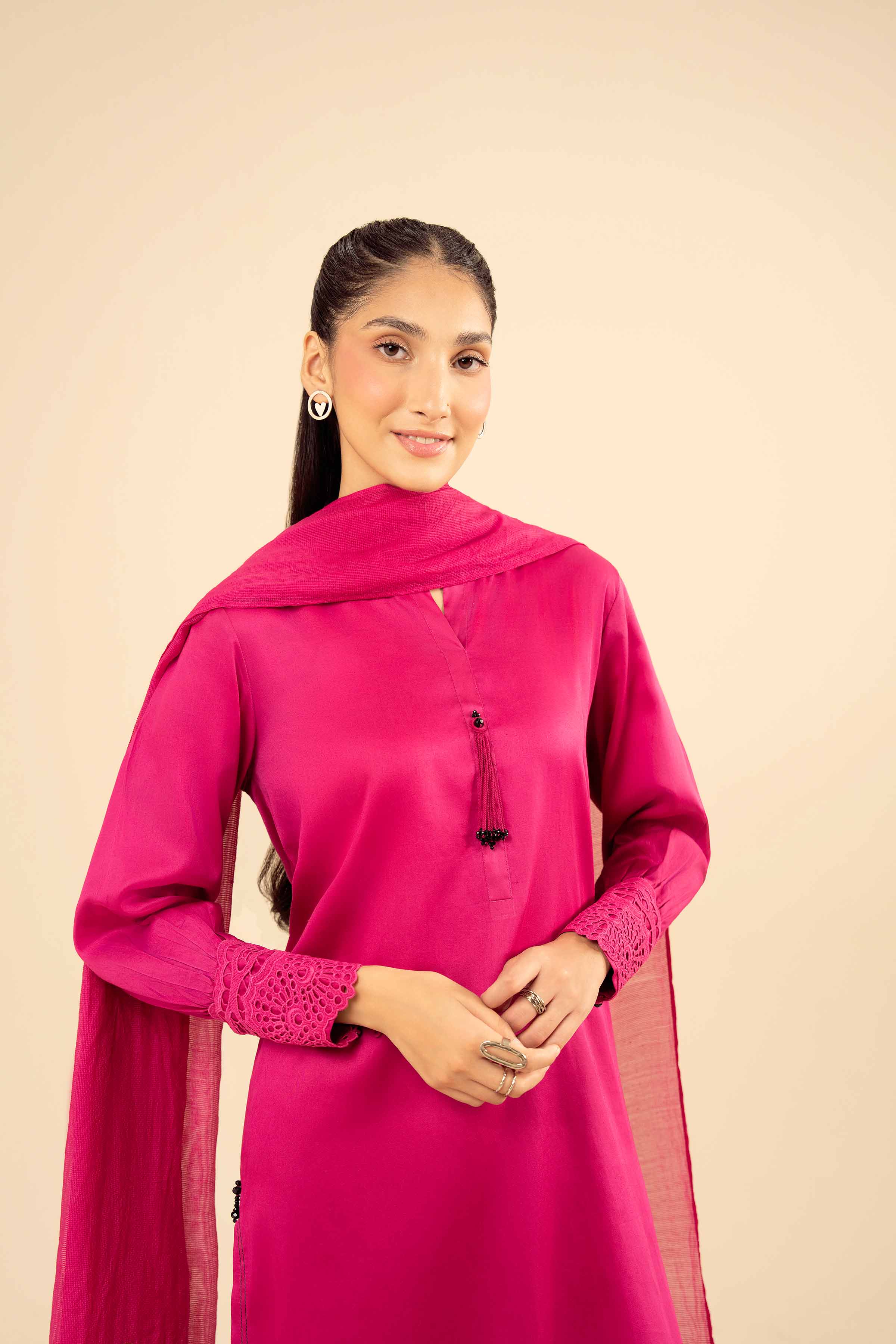 3 Piece - Embroidered Suit - PW25-49