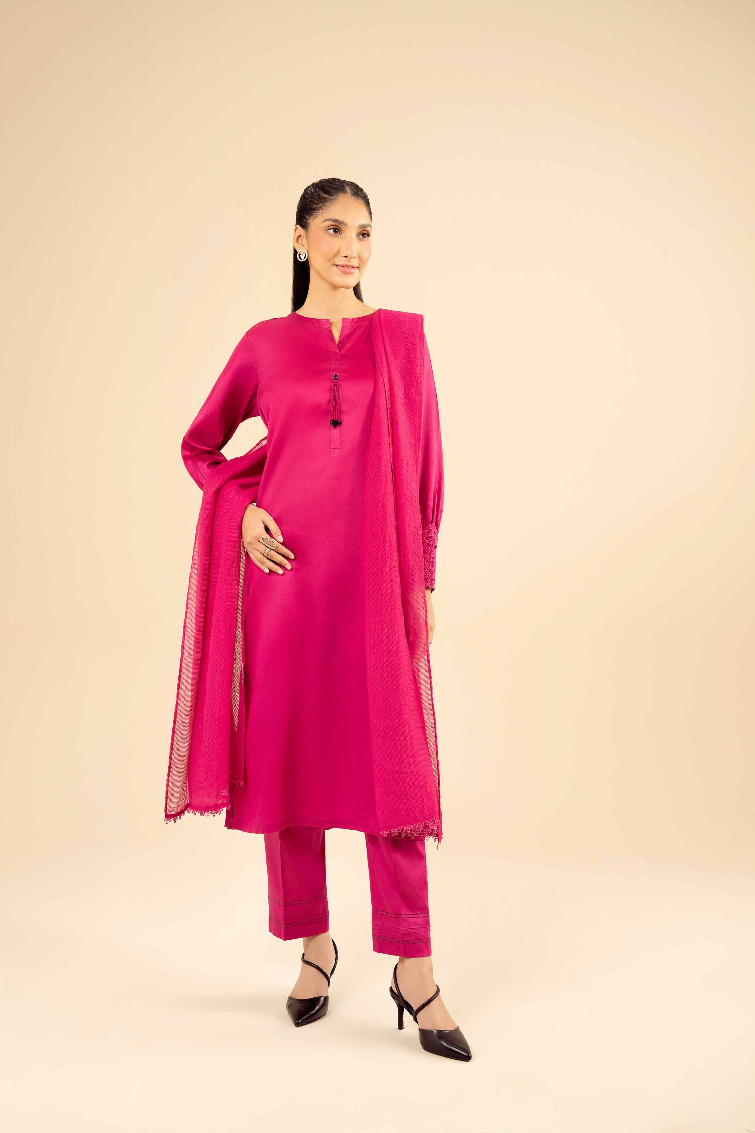 3 Piece - Embroidered Suit - PW25-49