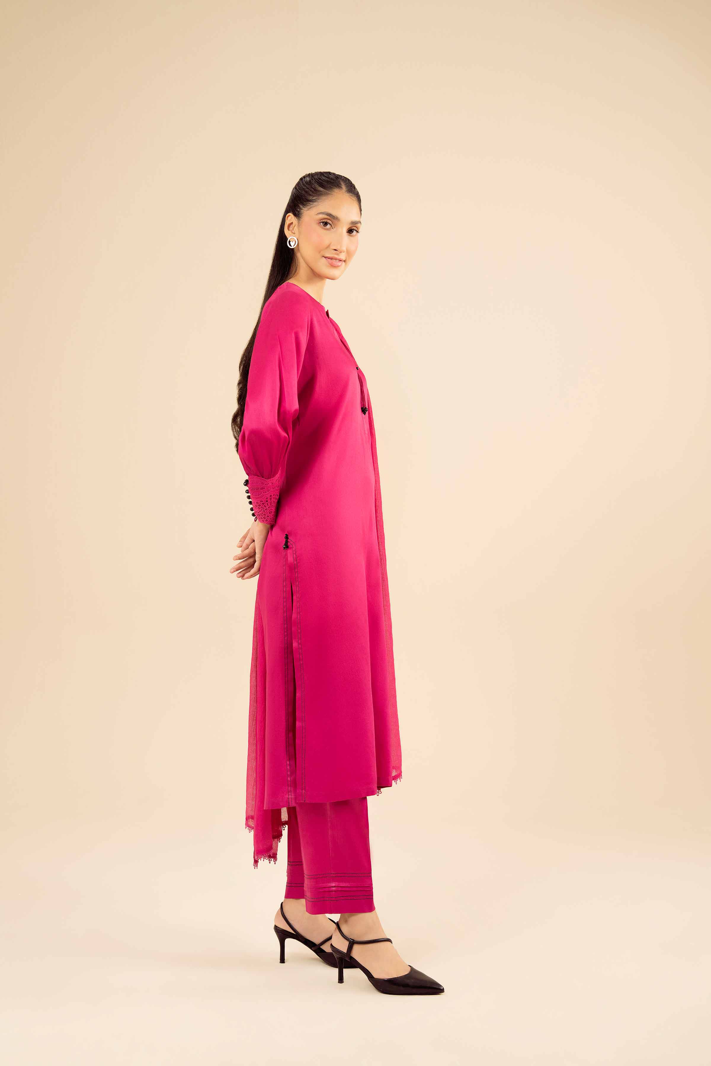 3 Piece - Embroidered Suit - PW25-49