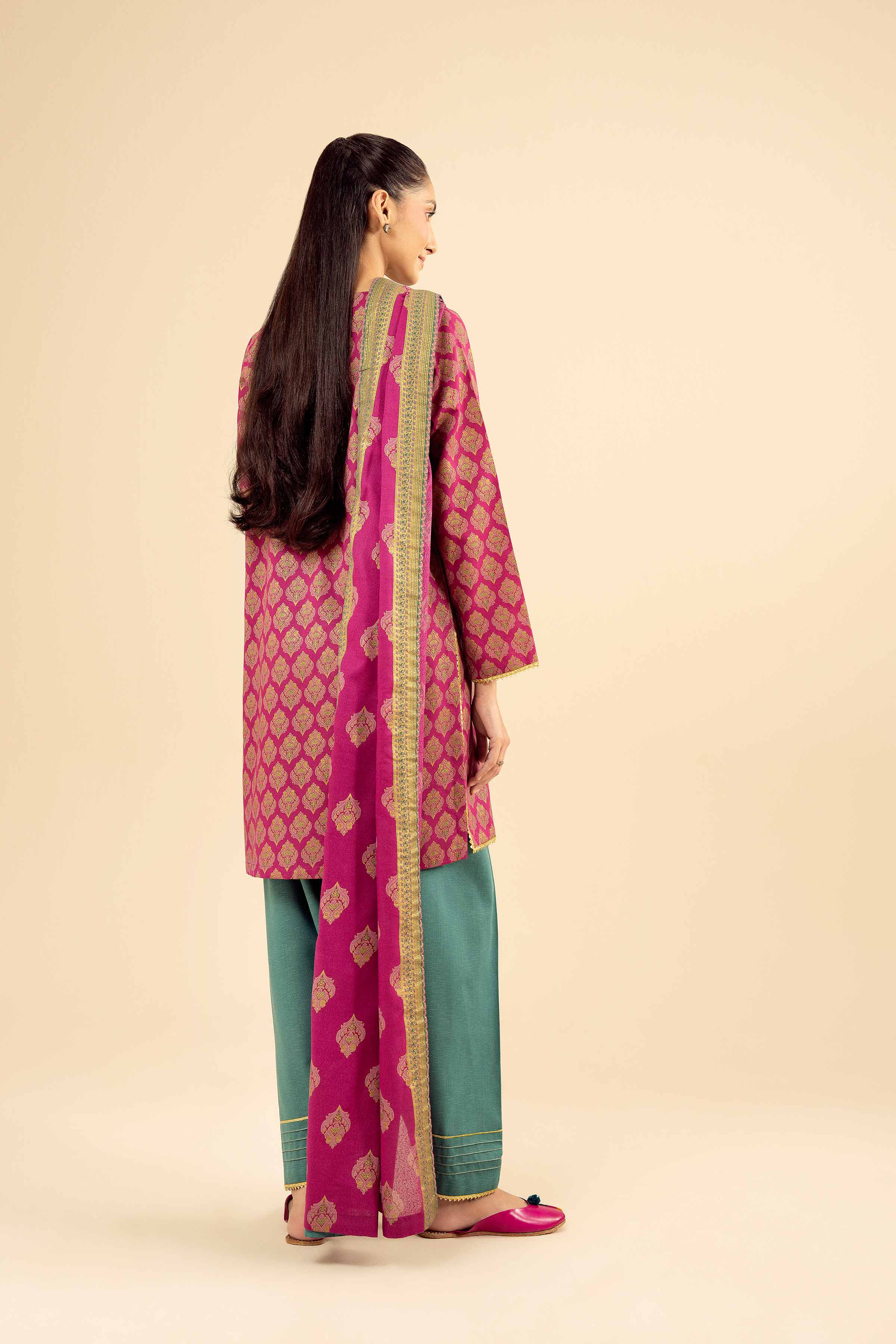 3 Piece - Printed Suit - PW25-495