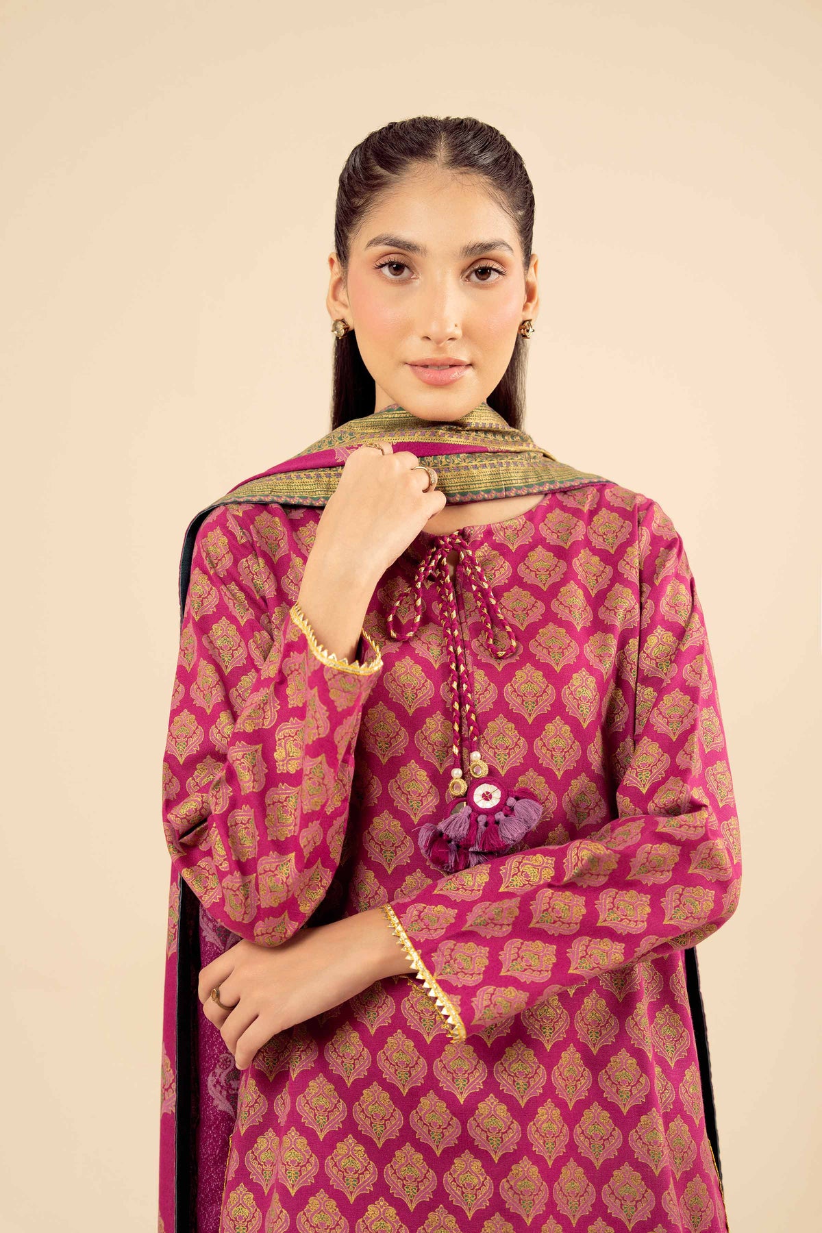 3 Piece - Printed Suit - PW25-495