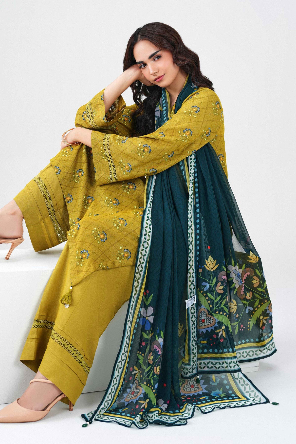 3 Piece - Printed Suit - PW25-519