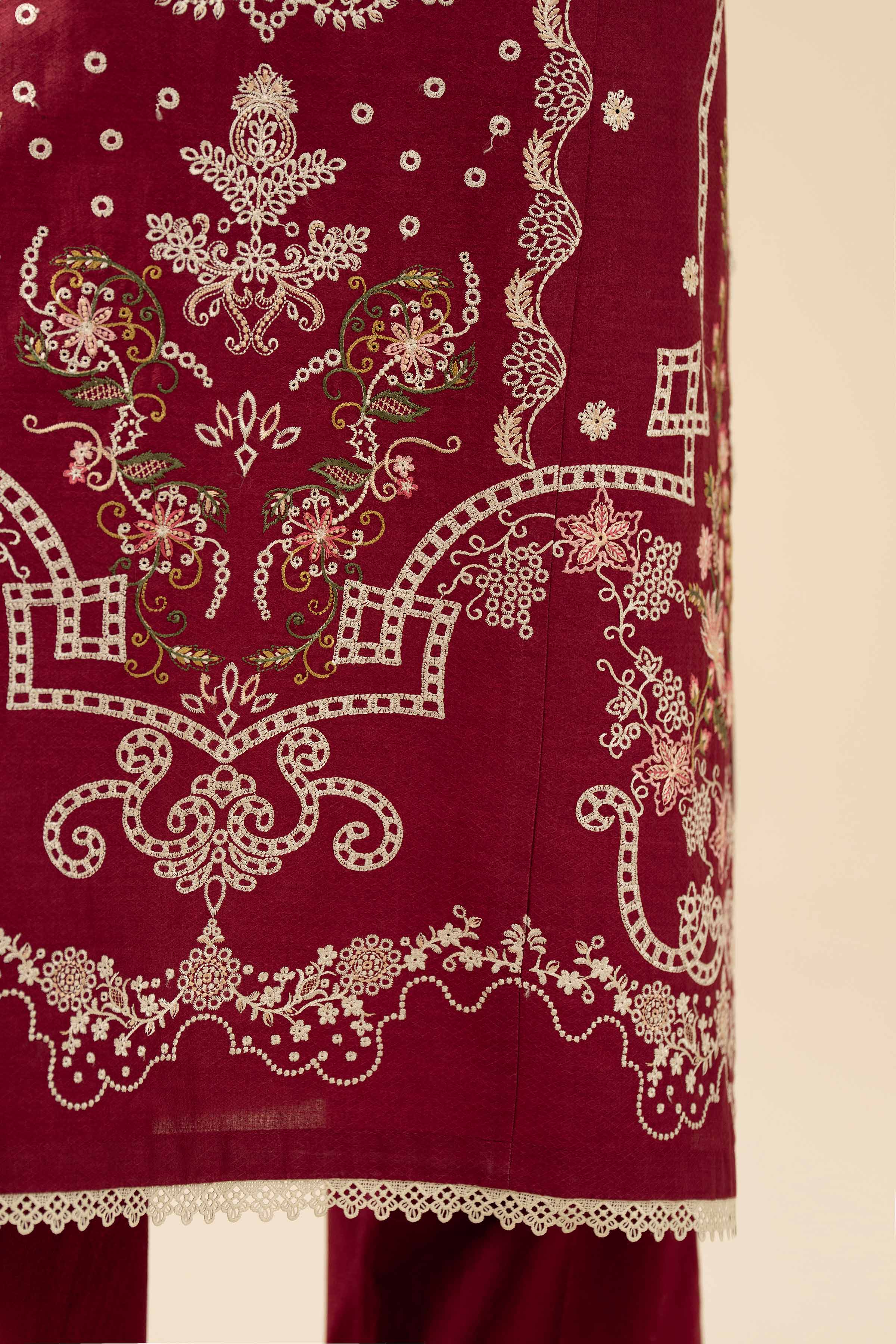 2 Piece - Embroidered Suit - PW25-530