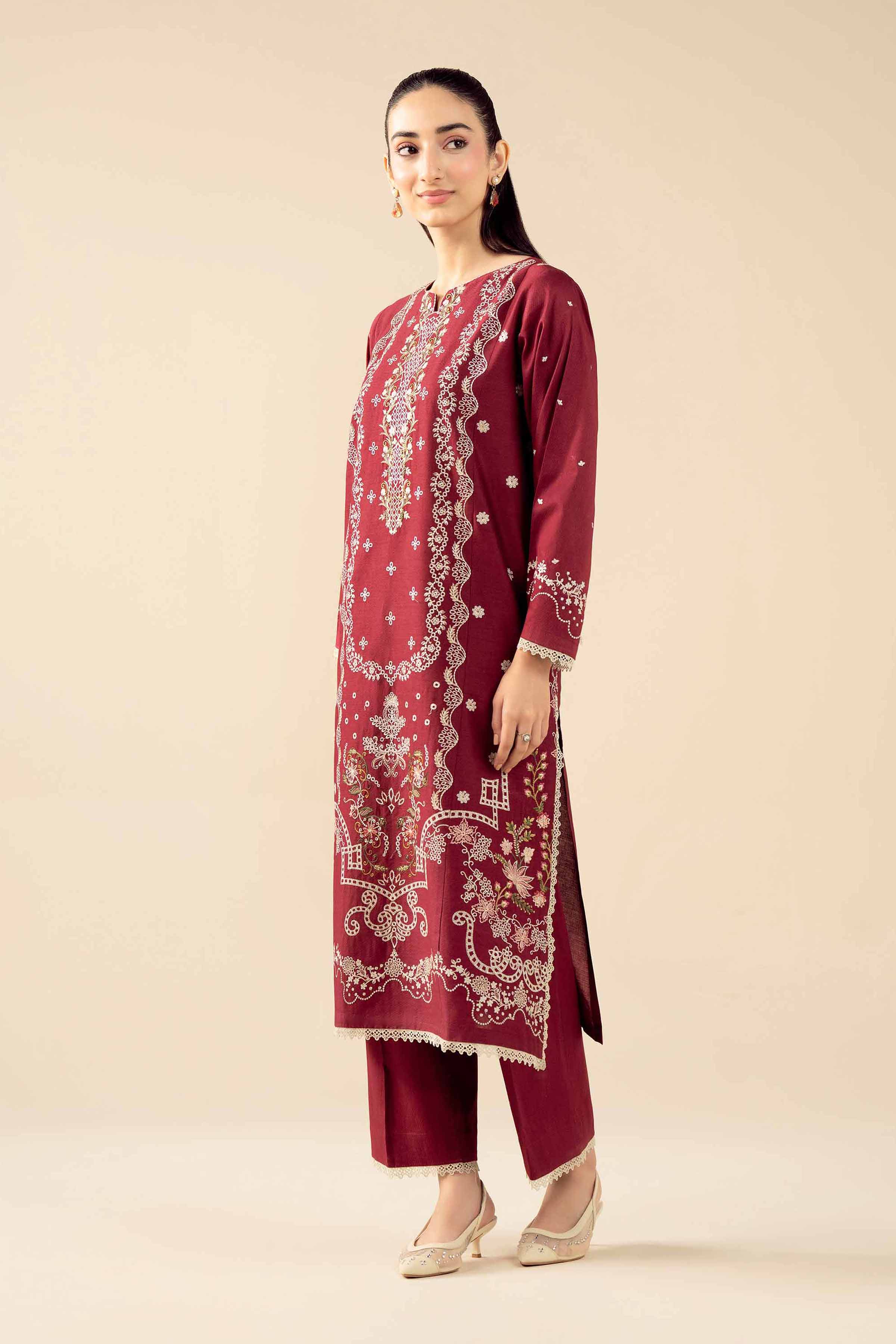 2 Piece - Embroidered Suit - PW25-530