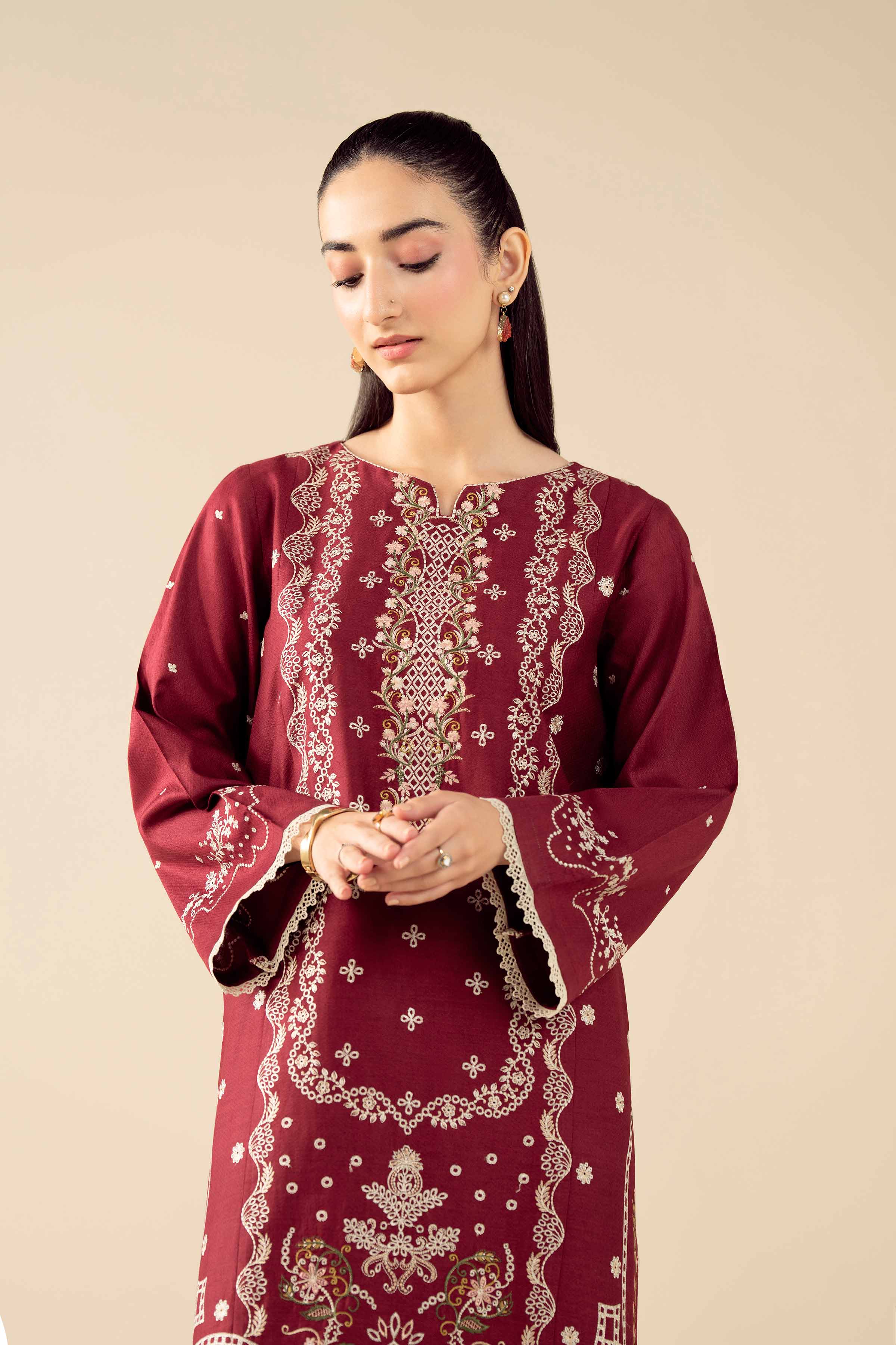 2 Piece - Embroidered Suit - PW25-530