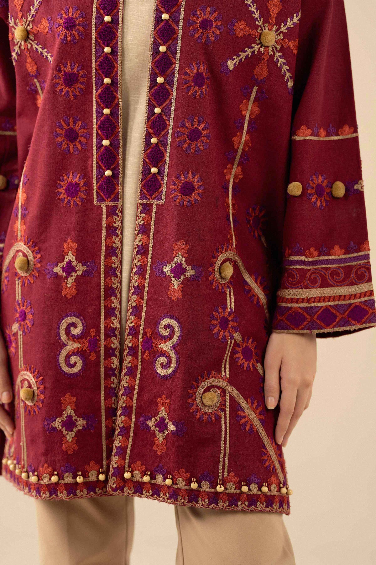 Embroidered Jacket - PW25-543