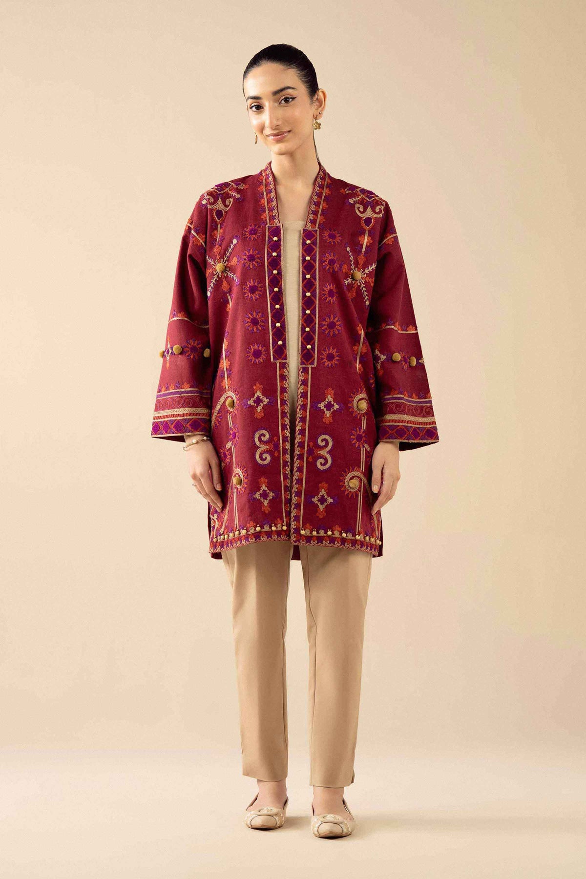 Embroidered Jacket - PW25-543