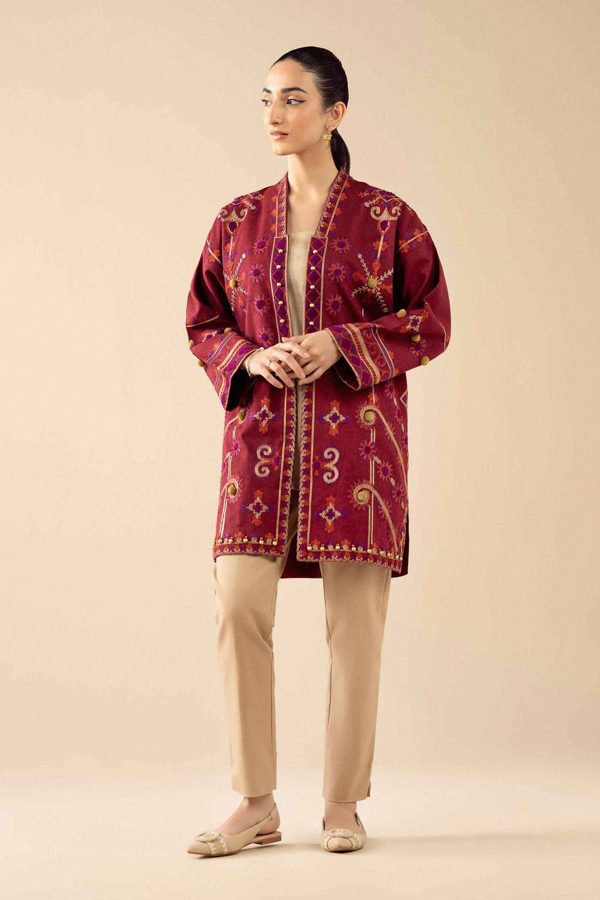 Embroidered Jacket - PW25-543