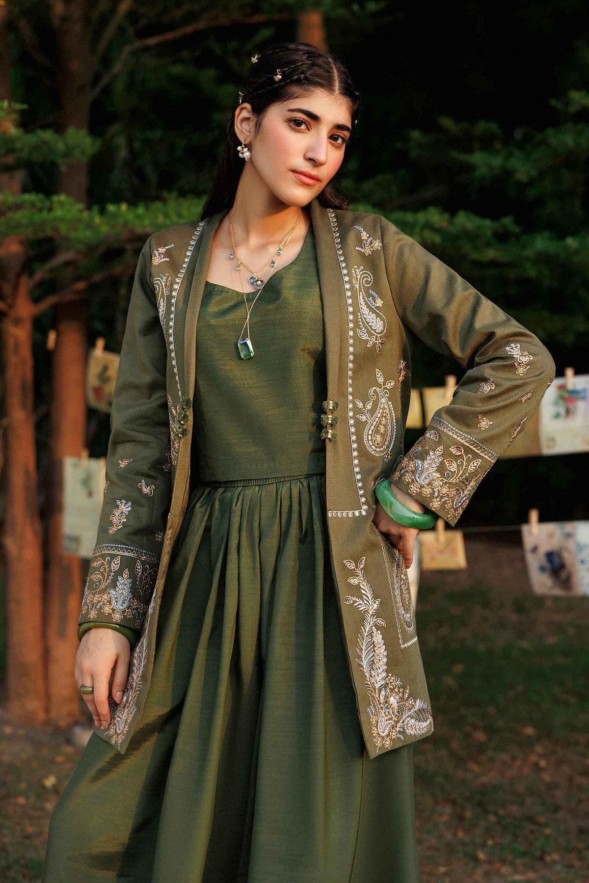 Embroidered Jacket - PW25-547