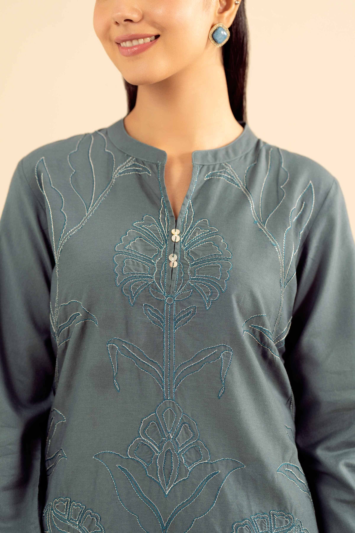 2 Piece - Embroidered Suit - PW25-55