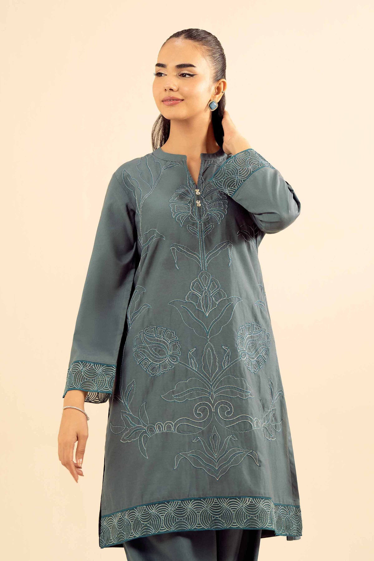 2 Piece - Embroidered Suit - PW25-55